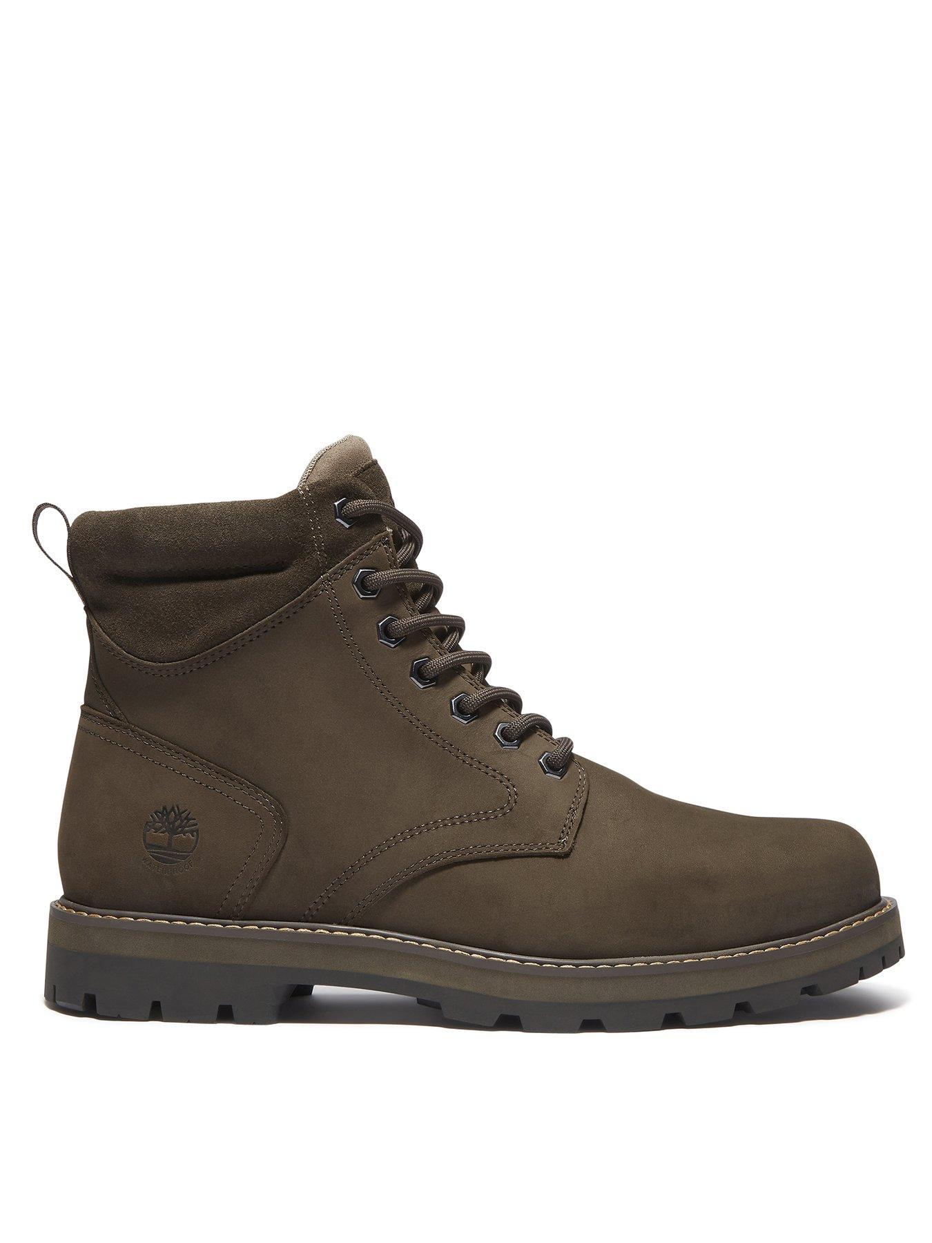 Timberland Britton Road Waterproof Lace Up Boots- Dark Brown Very