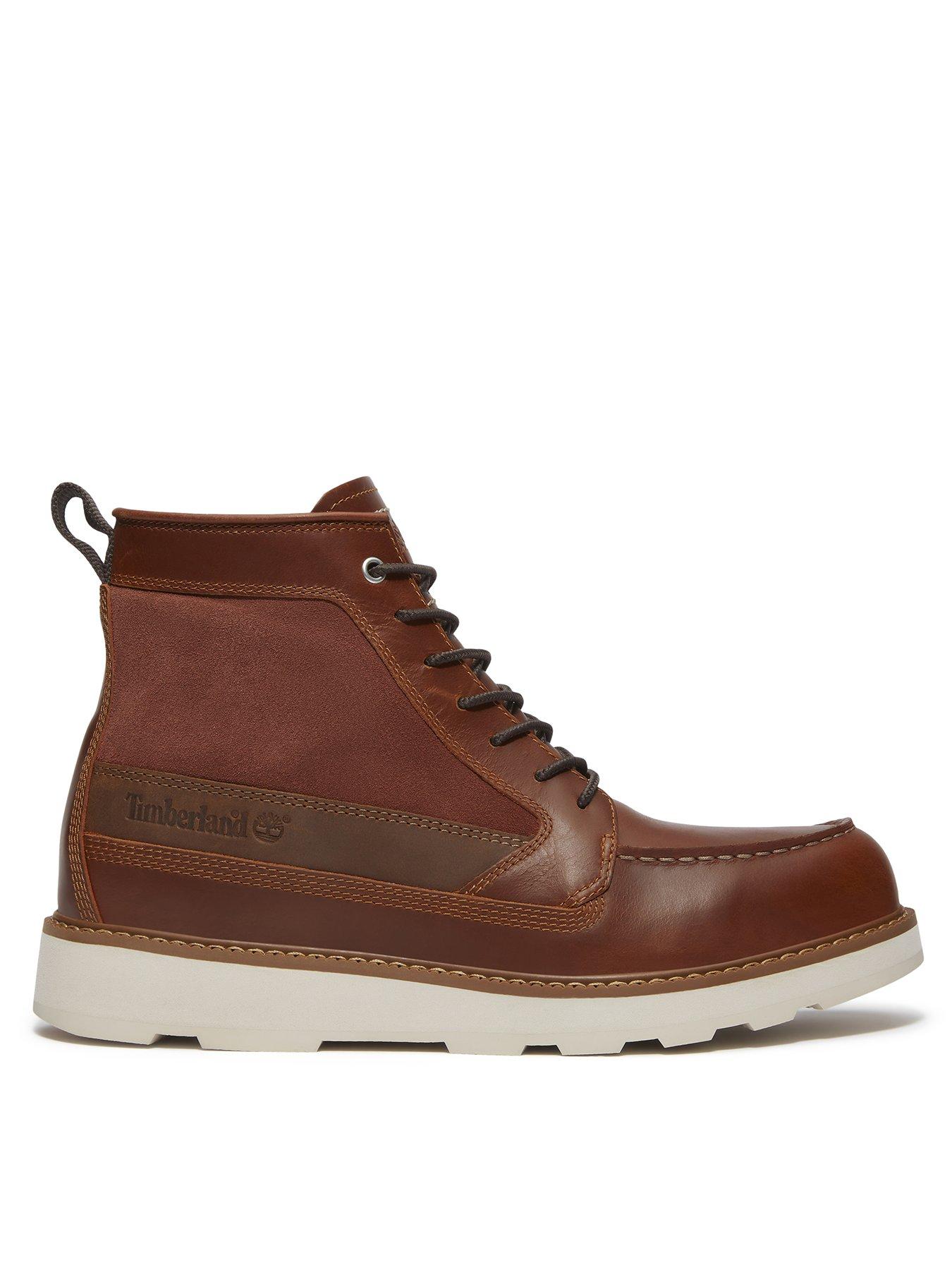 Timberland Britton Mills Casual Waterproof Chukka Boots- Dark Brown