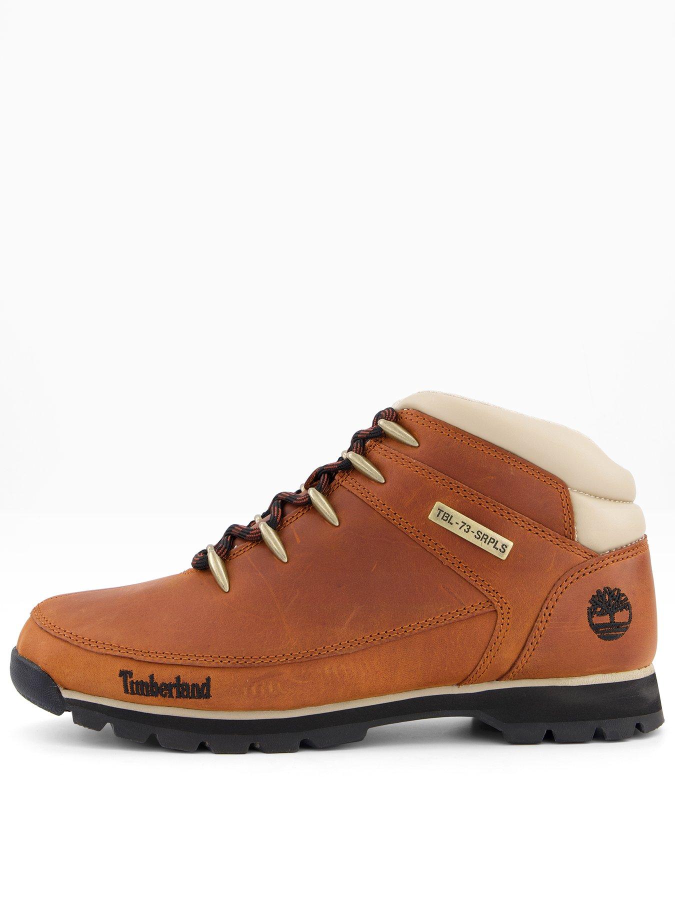Timberland Euro Sprint Mid Hiker Boots, Brown, Size 9, Men