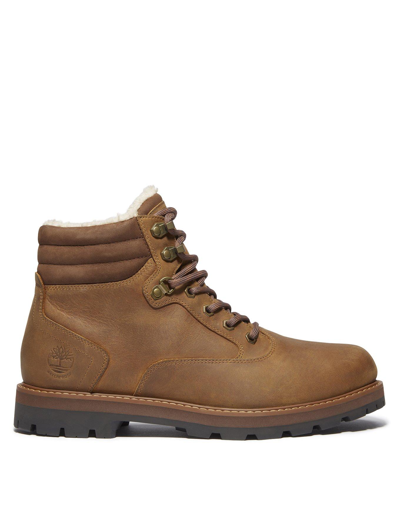 Timberland Britton Road Lined Waterproof Lace Up Boots- Brown