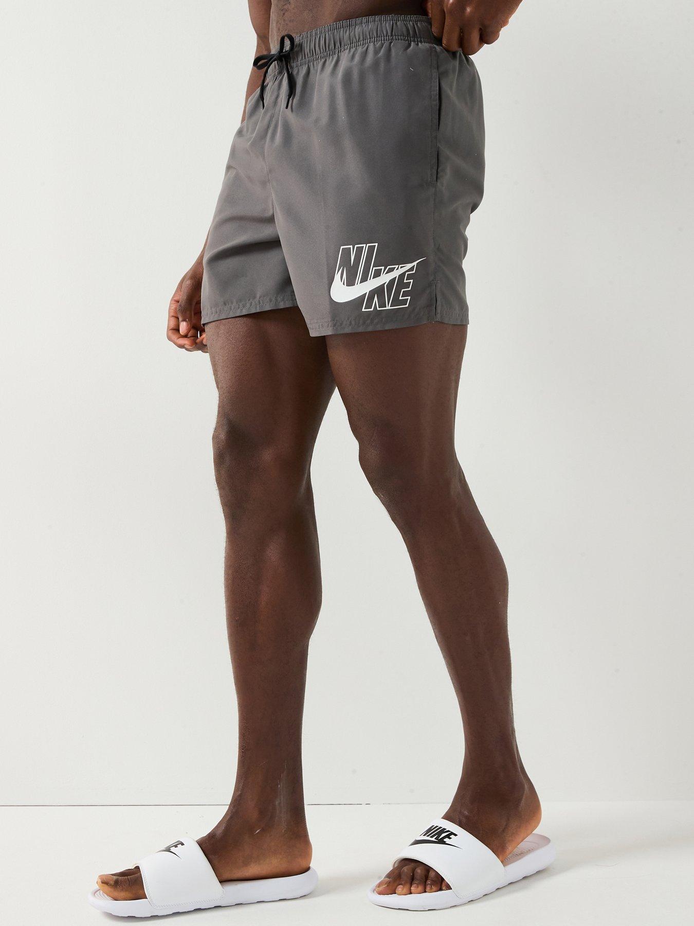 Nike Mens 5 Inch Volley Swim Short - Grey