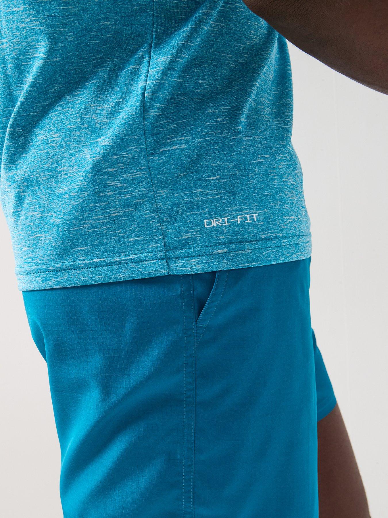 Image 4 of 5 of Nike Mens Short Sleeve Hydroguard T Shirt - Blue