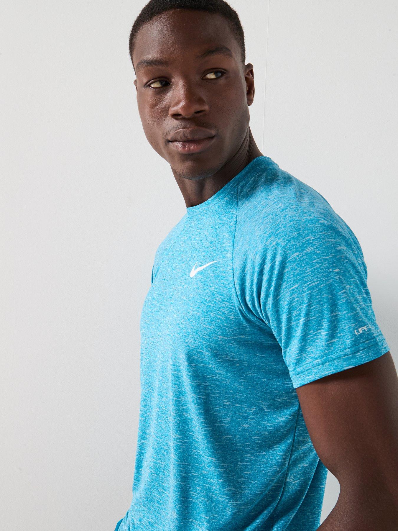 Image 5 of 5 of Nike Mens Short Sleeve Hydroguard T Shirt - Blue