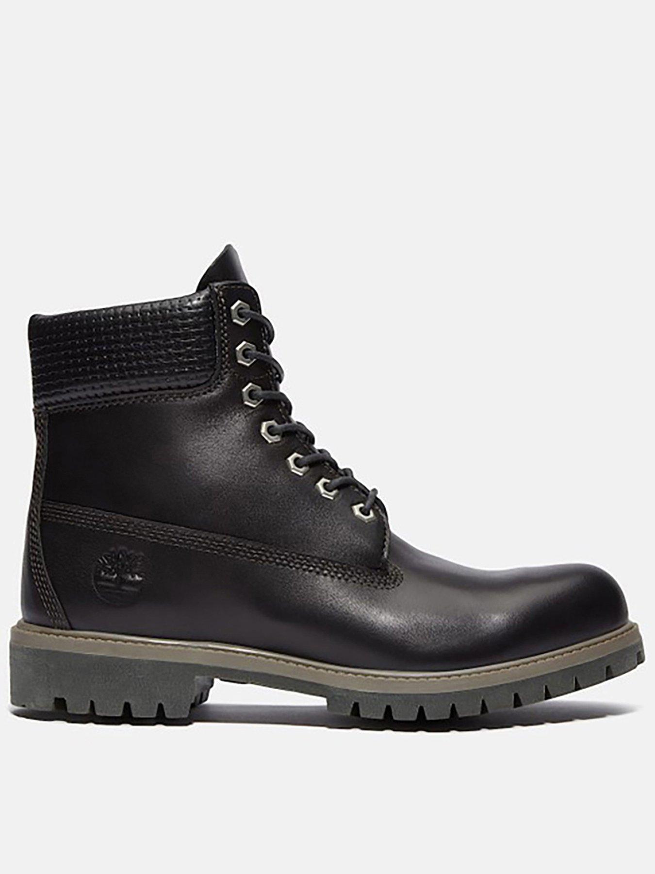 Timberland Timberland Premium 6inch Waterproof Lace Up Boots-black