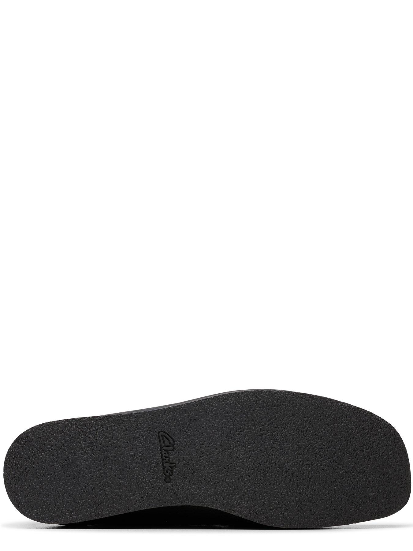 Image 5 of 7 of Clarks Wallabee Evo Leather Chukka Boots- Black