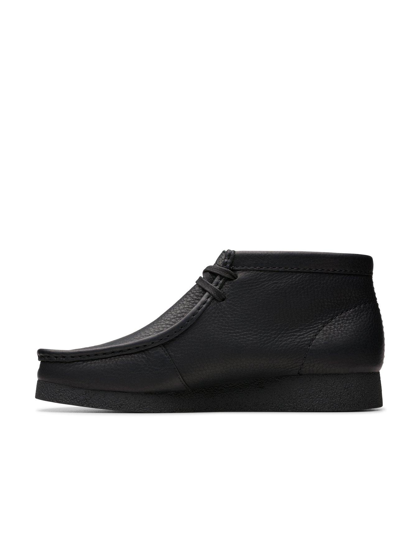 Image 7 of 7 of Clarks Wallabee Evo Leather Chukka Boots- Black