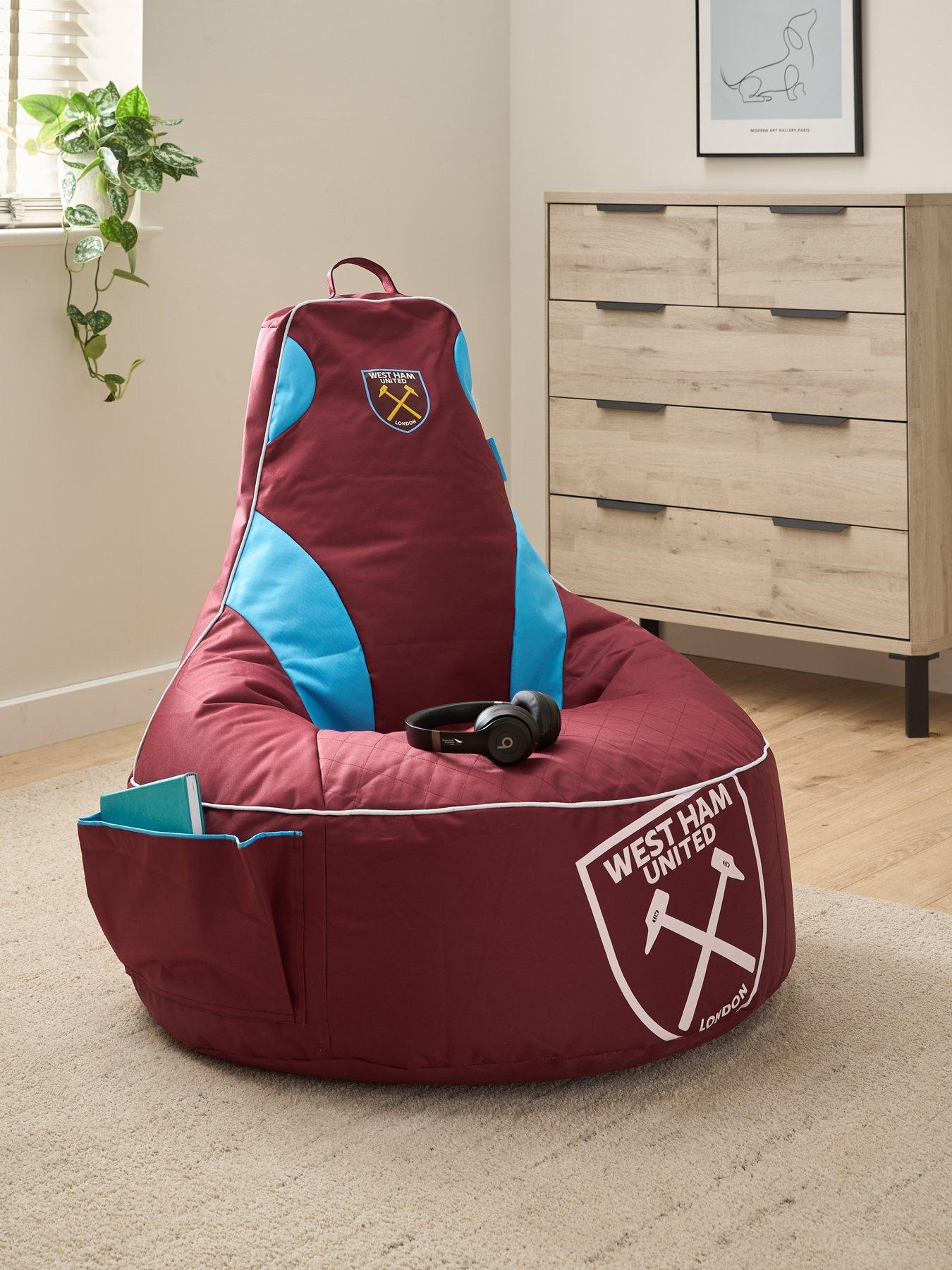 Image 1 of 6 of KAIKOO West Ham Gaming Beanbag Chair