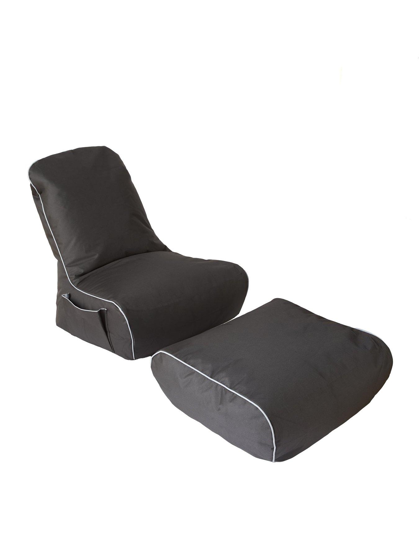 Image 3 of 6 of KAIKOO Rocker Gamer Chair Bundle With Footstool