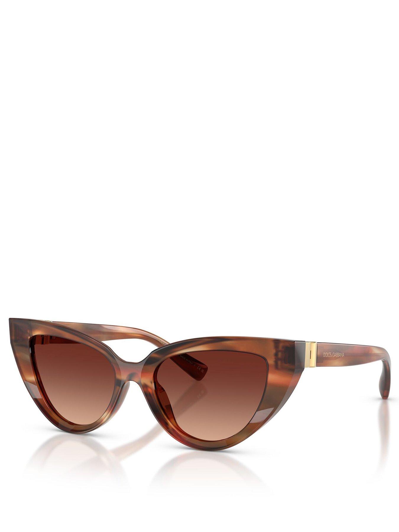 Dolce & Gabbana Cat Eye Sunglasses - Brown