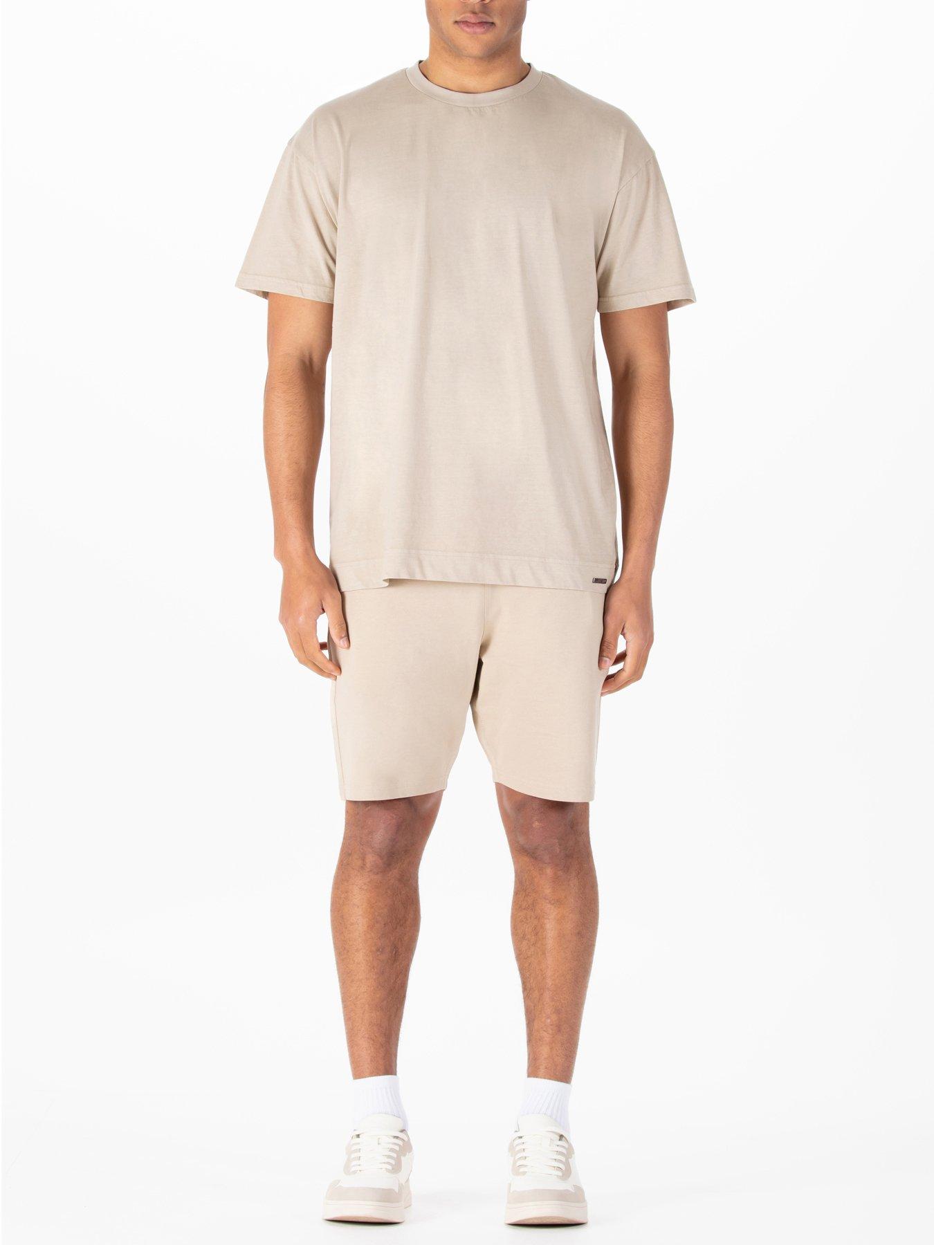 undefined Logic T-shirt And Shorts Set - Beige