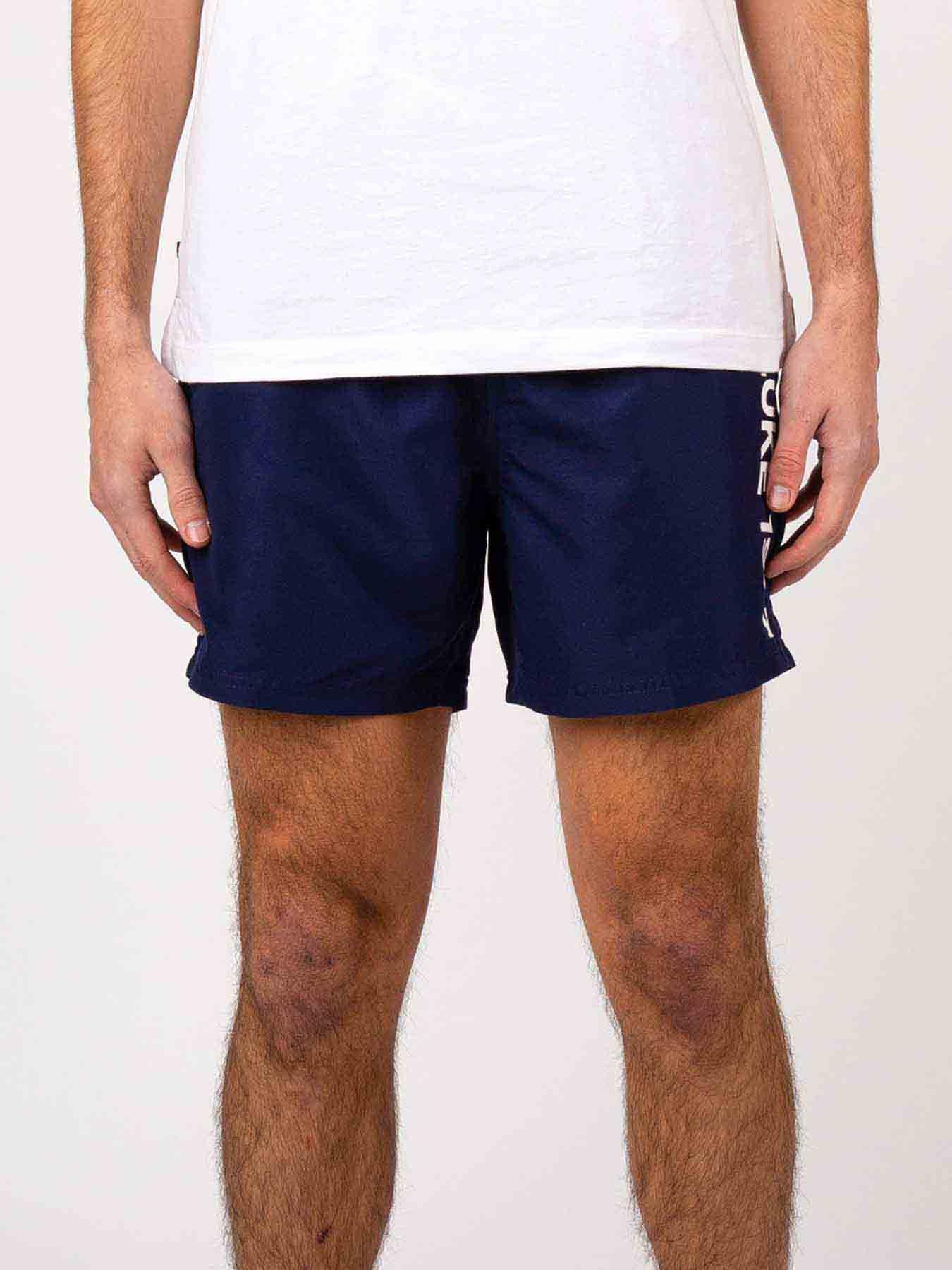 Image 3 of 6 of Luke 1977 Side Logo Swim Shorts - Navy