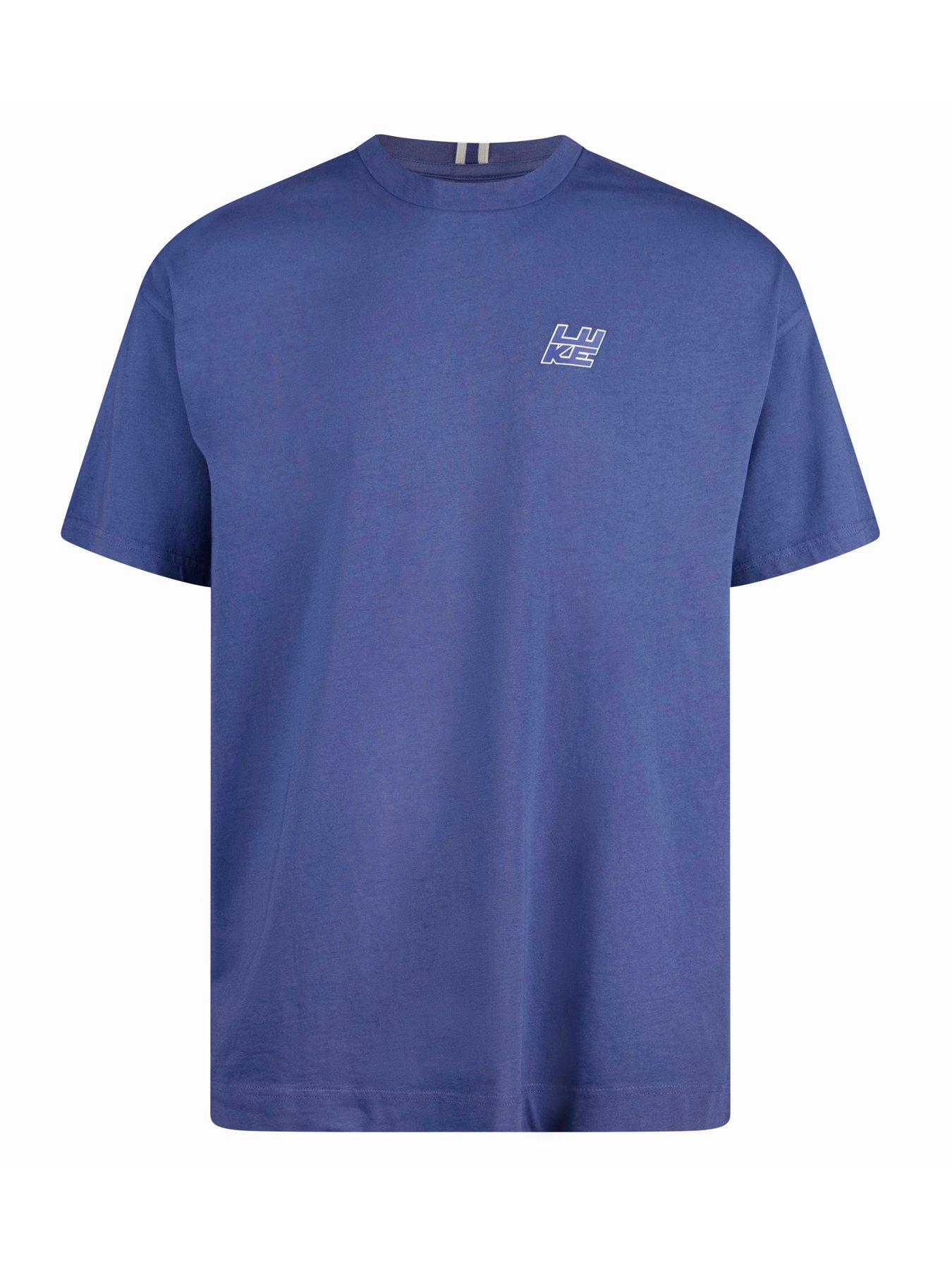 Image 4 of 5 of Luke 1977 Claremont Logo Short Sleeve T-shirt - Navy