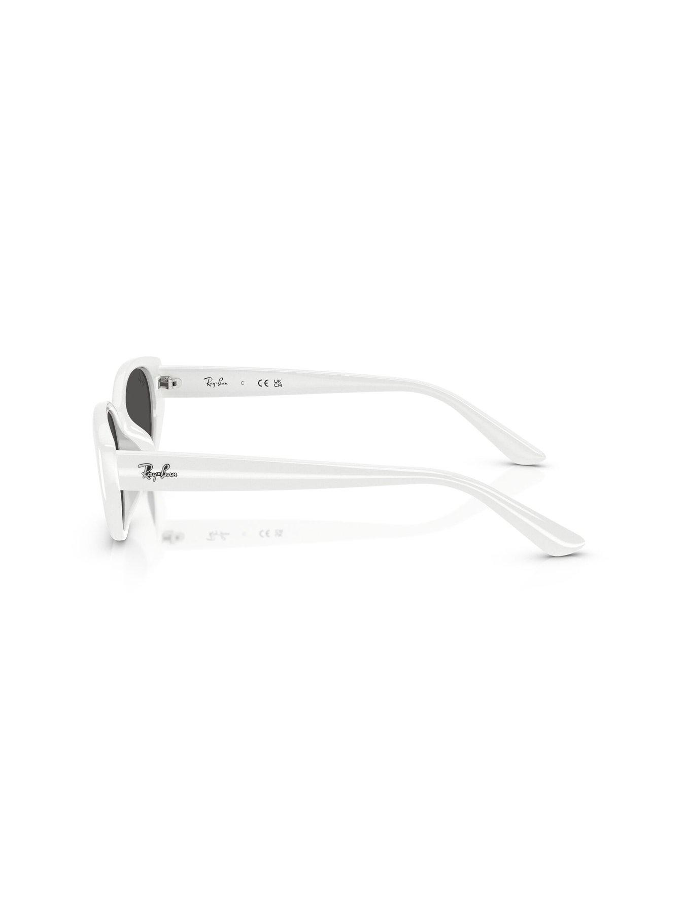 Image 2 of 4 of Ray-Ban 0Rb4457D Pillow Sunglasses - White