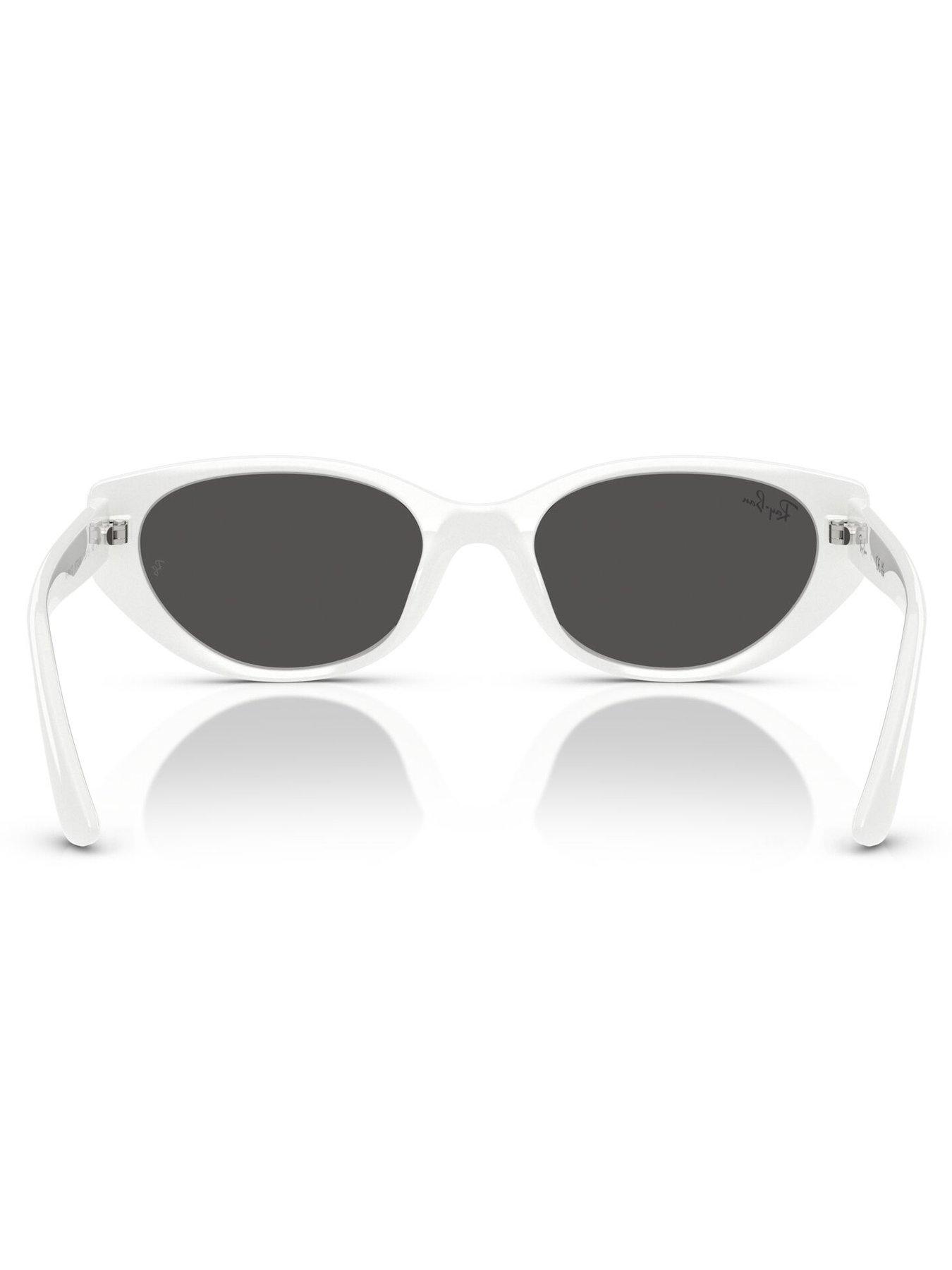 Image 4 of 4 of Ray-Ban 0Rb4457D Pillow Sunglasses - White