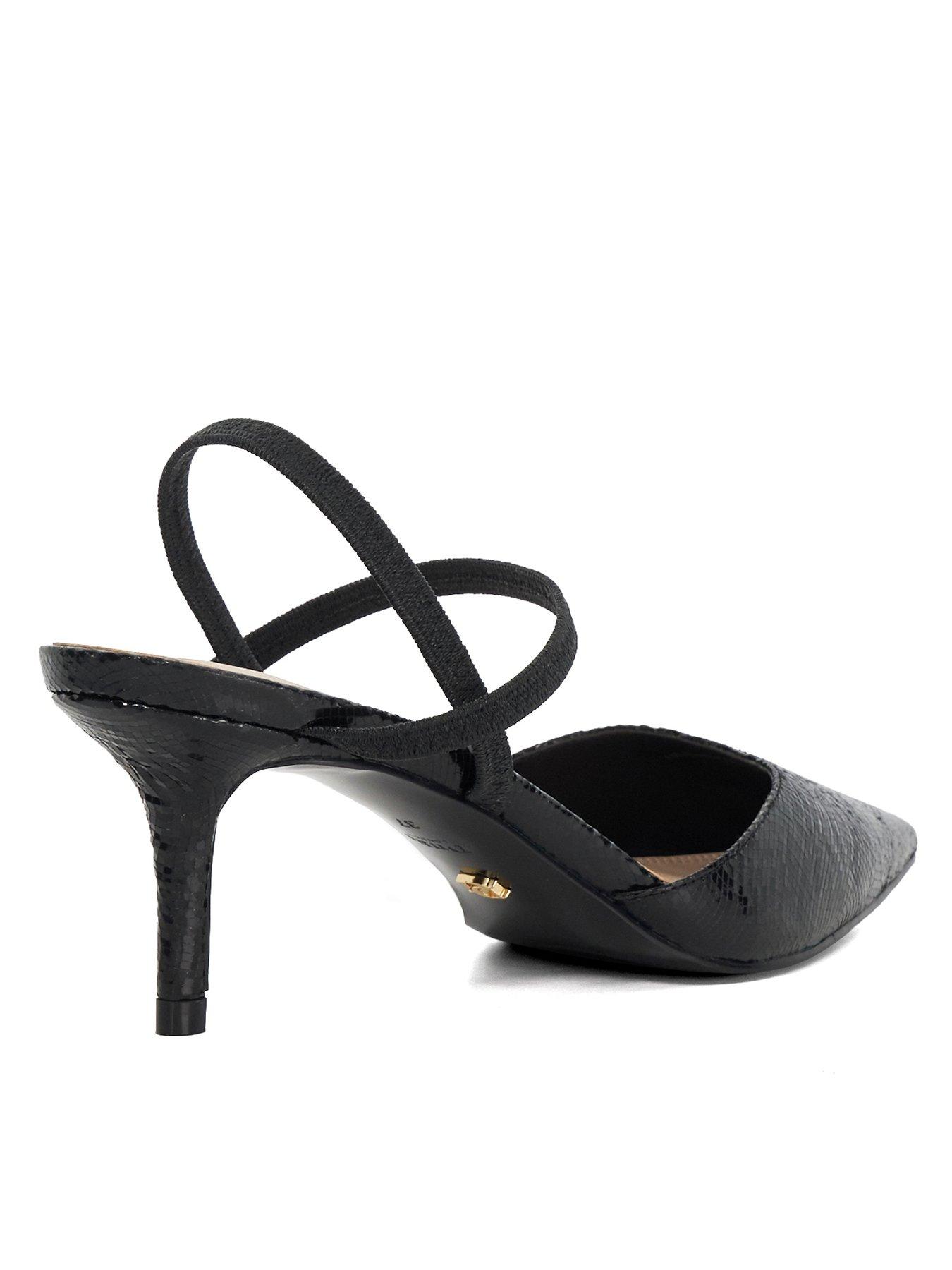 Image 3 of 5 of Dune London Classical Stiletto Heeled Courts - Black