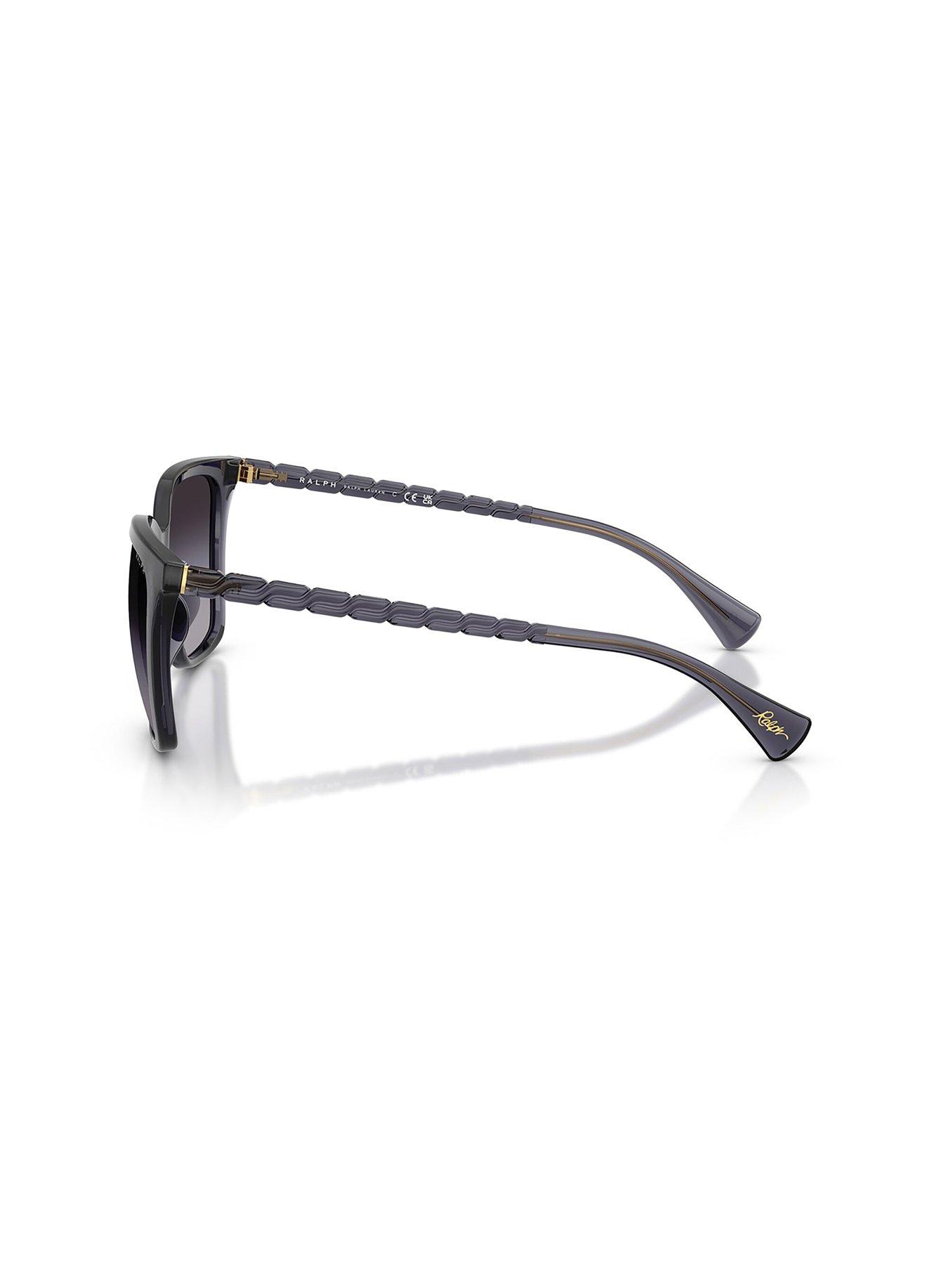 Image 2 of 4 of Ralph Black Square Sunglasses - 0ra5328u