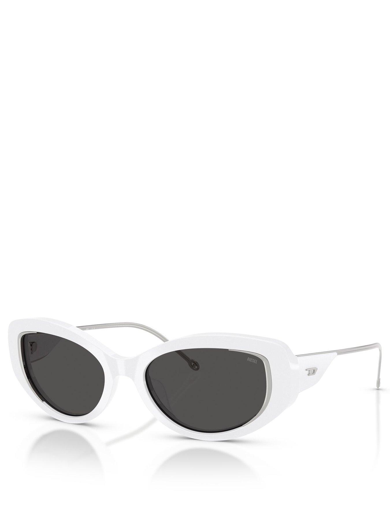 undefined 0Dl2001Mu Oval Sunglasses - White