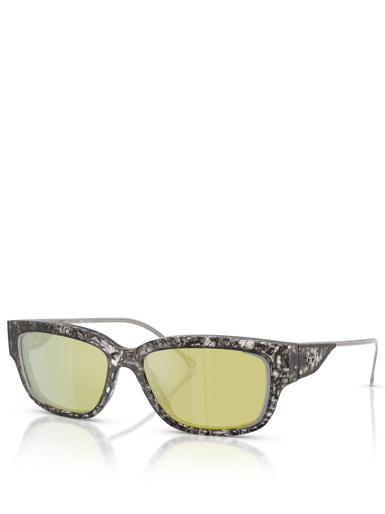 Diesel 0dl2002mu Rectangle Sunglasses