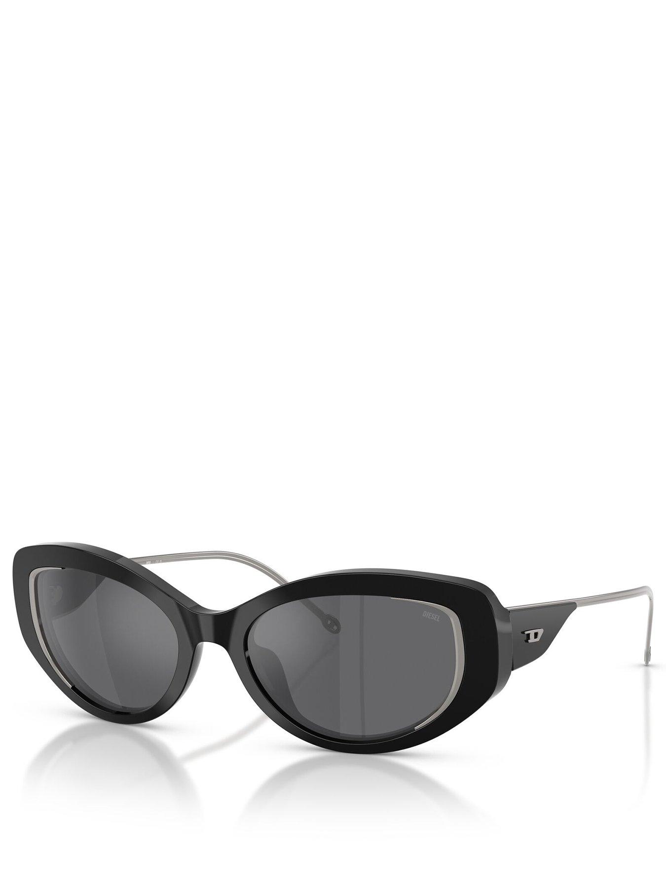 undefined 0Dl2001Mu Oval Sunglasses - Black