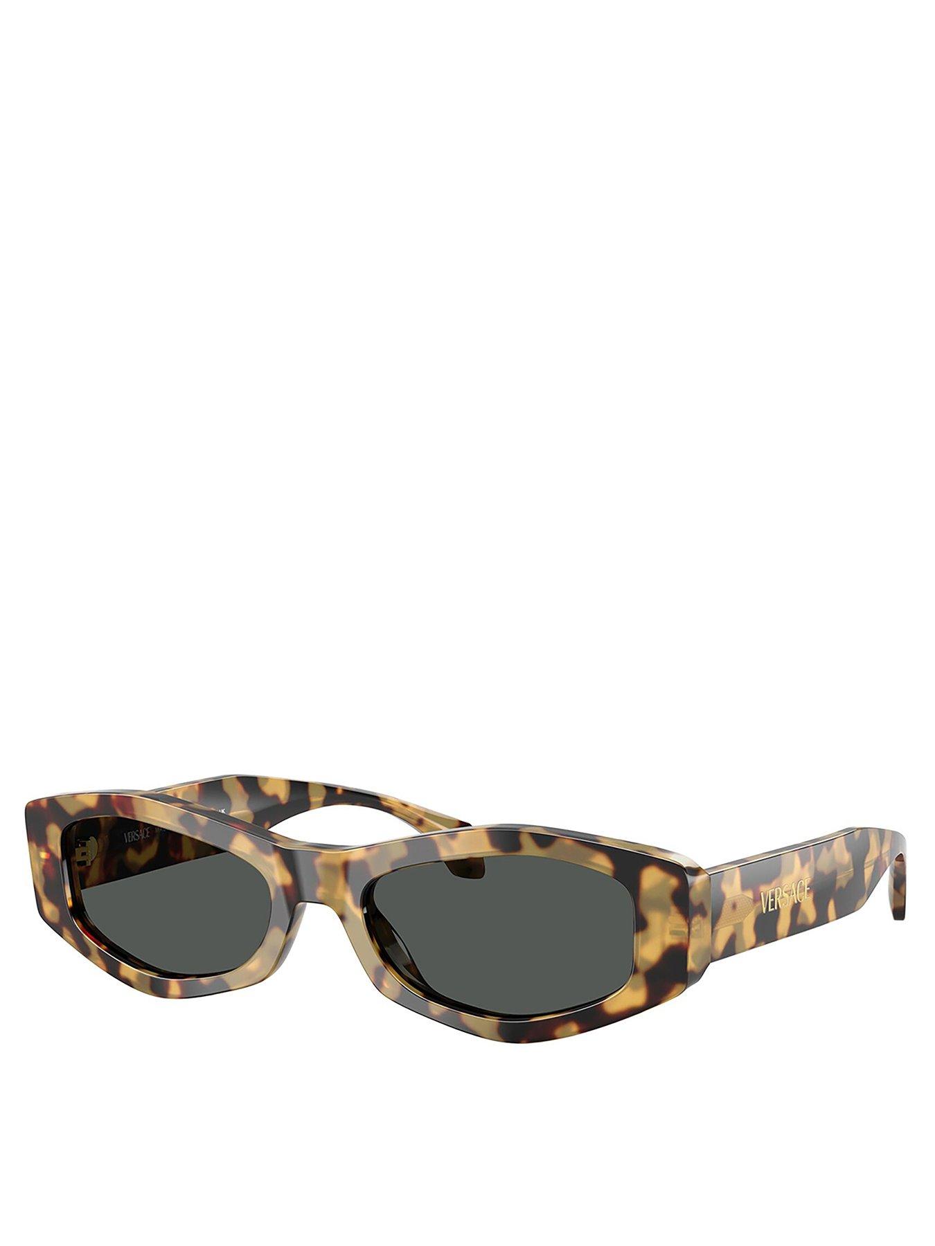 undefined 0Ve4487 Irregular Sunglasses - Brown