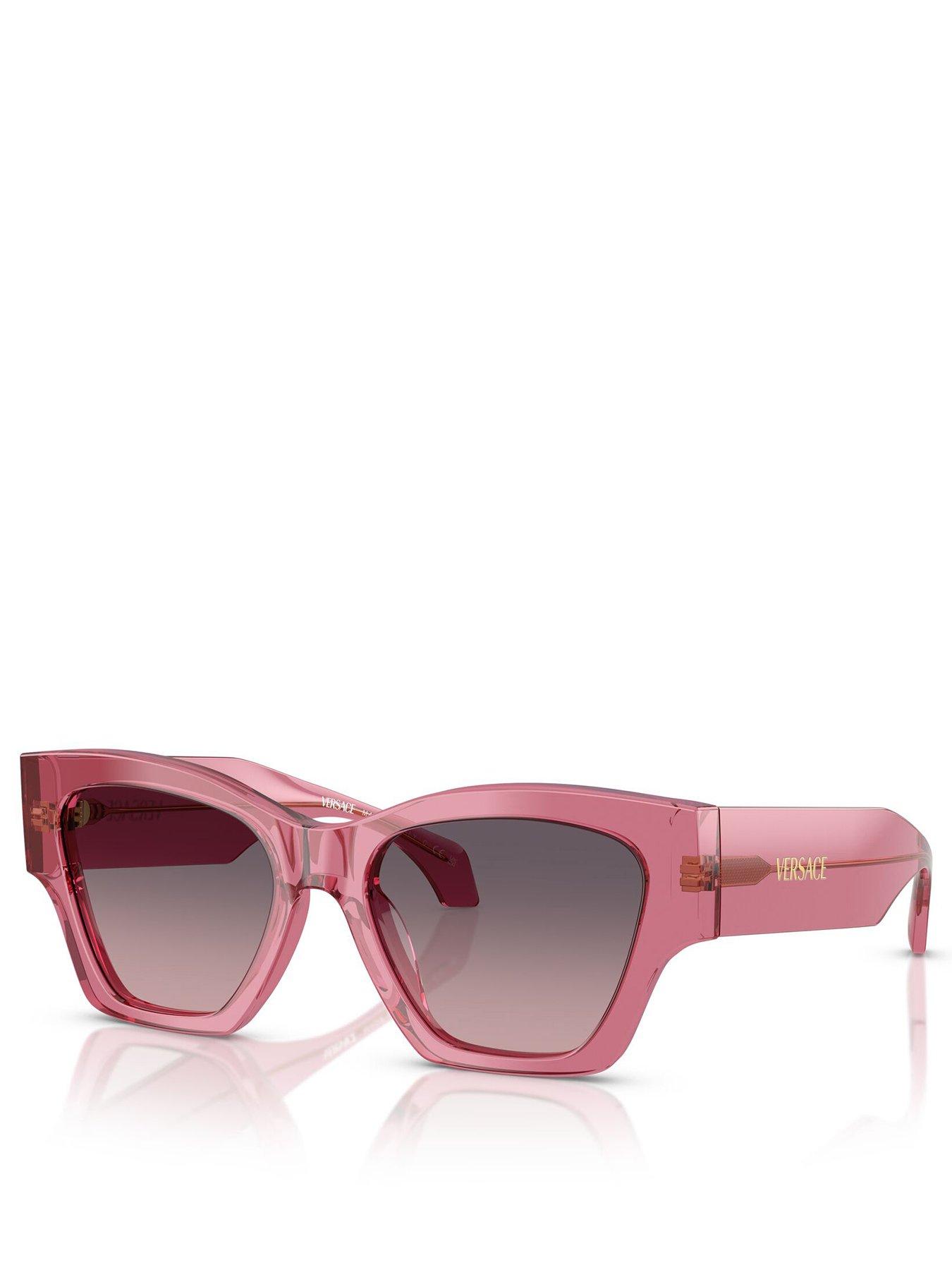 VERSACE 0ve4492u Square Sunglasses - Pink