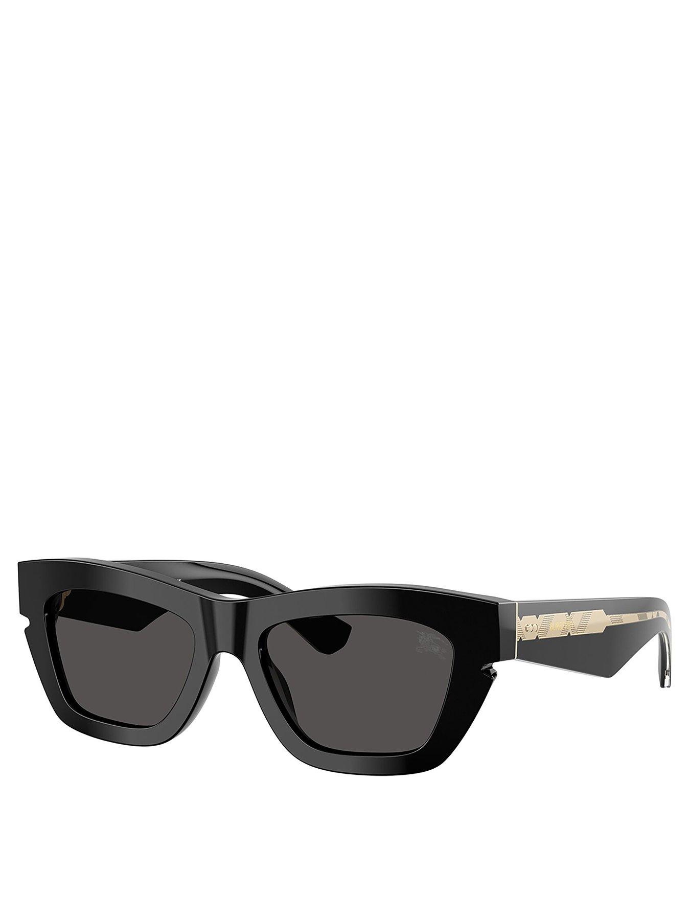 Burberry 0be4454 Irregular Sunglasses - Black