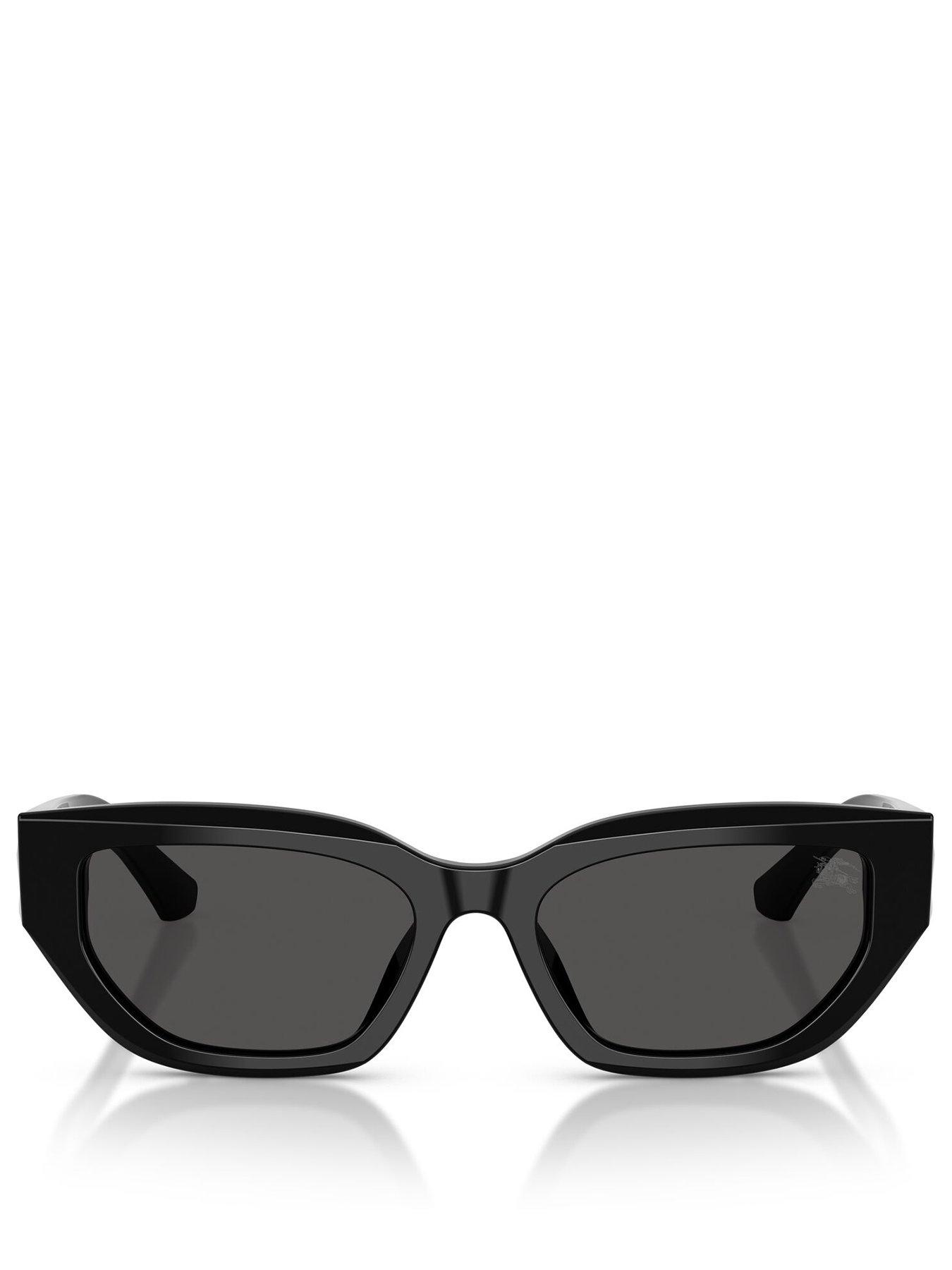 Image 3 of 4 of Burberry 0be4463d Irregular Sunglasses - Black