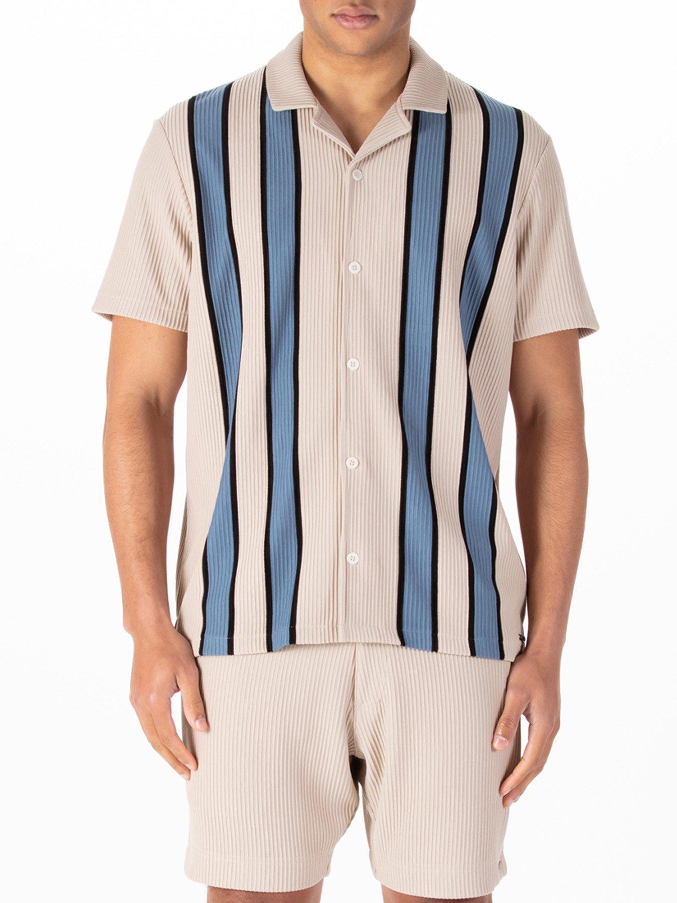 undefined Luke 1977 Gwithian Short Sleeve Shirt - Beige