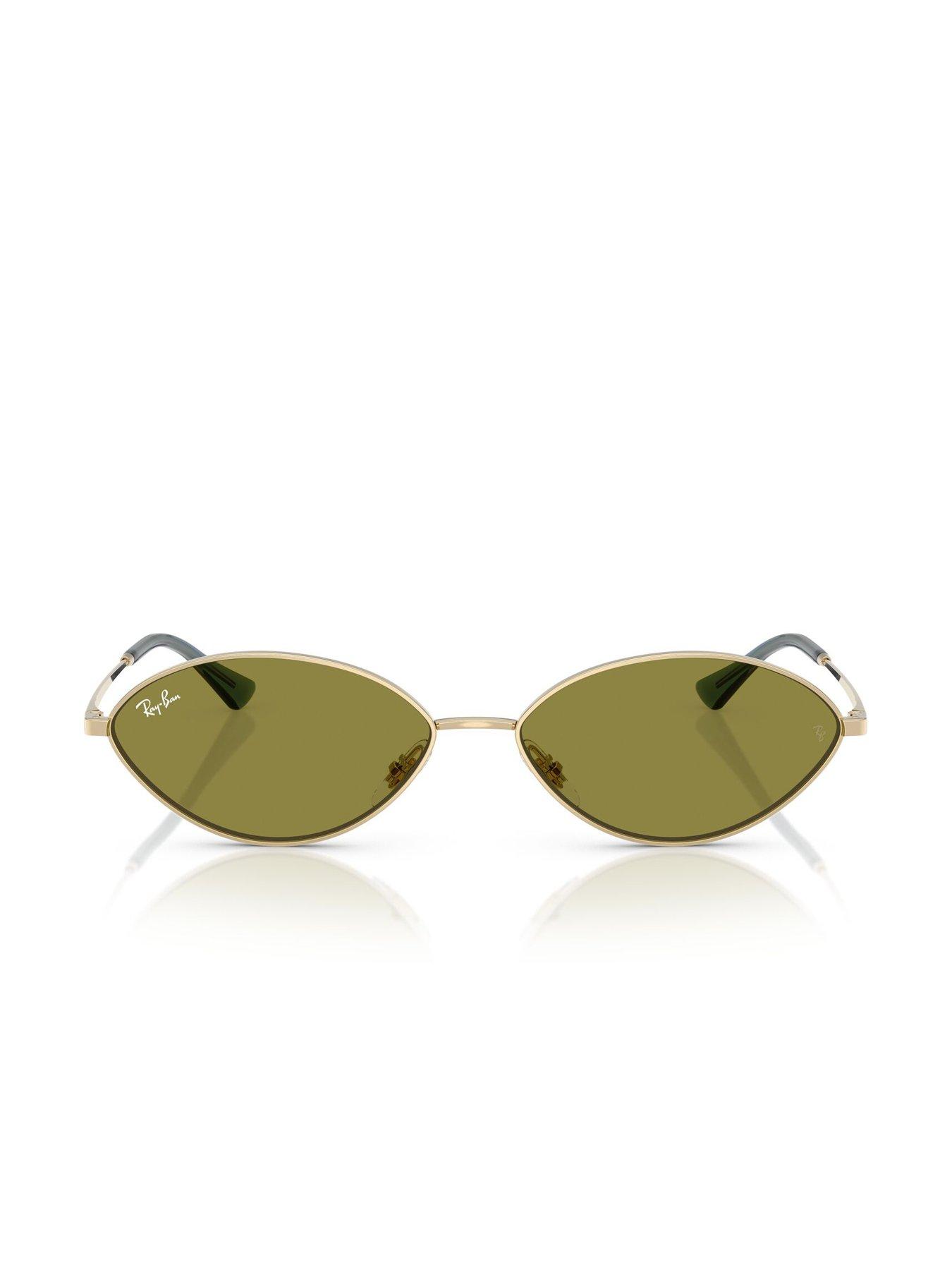ray-ban-kai-oval-sunglasses-gold