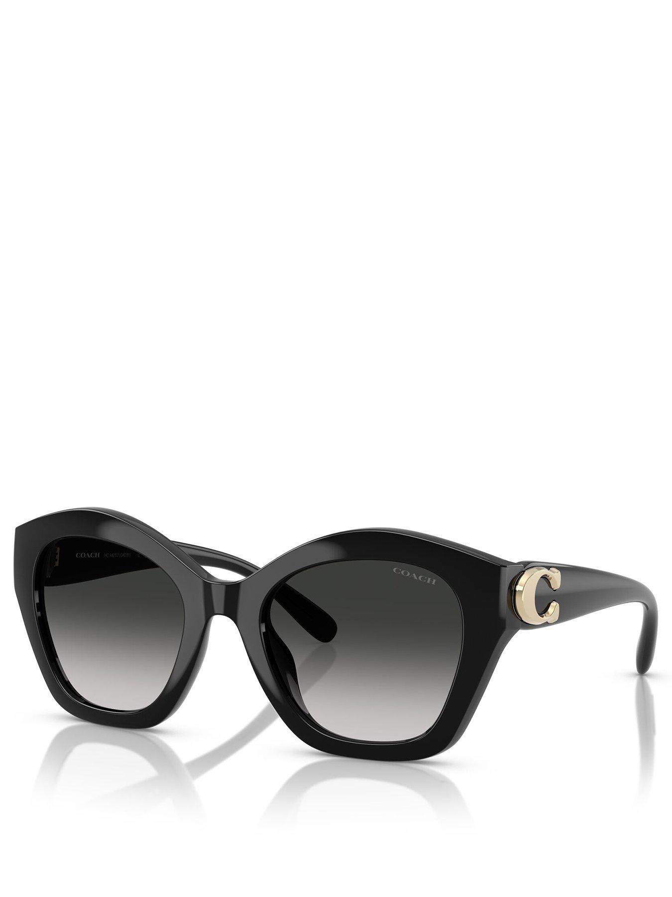 COACH Irregular Sunglasses - Black