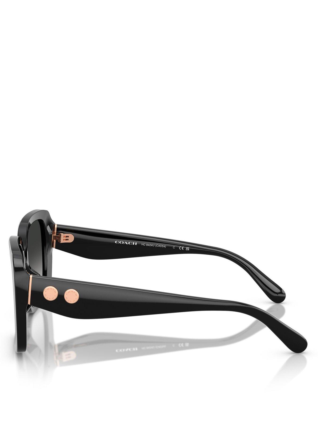 Image 2 of 5 of COACH Square Sunglasses - Black