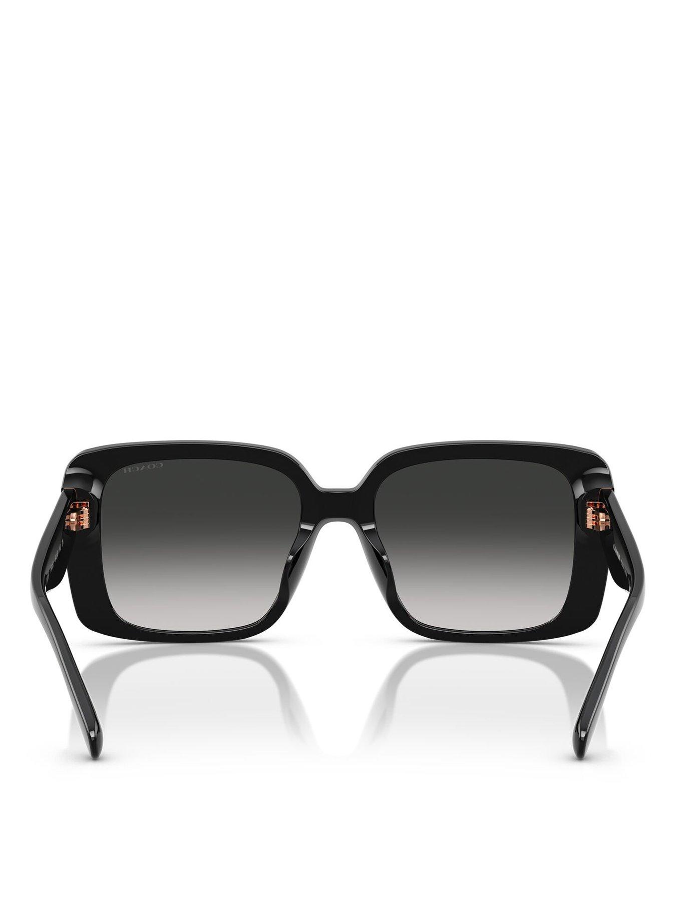 Image 4 of 5 of COACH Square Sunglasses - Black