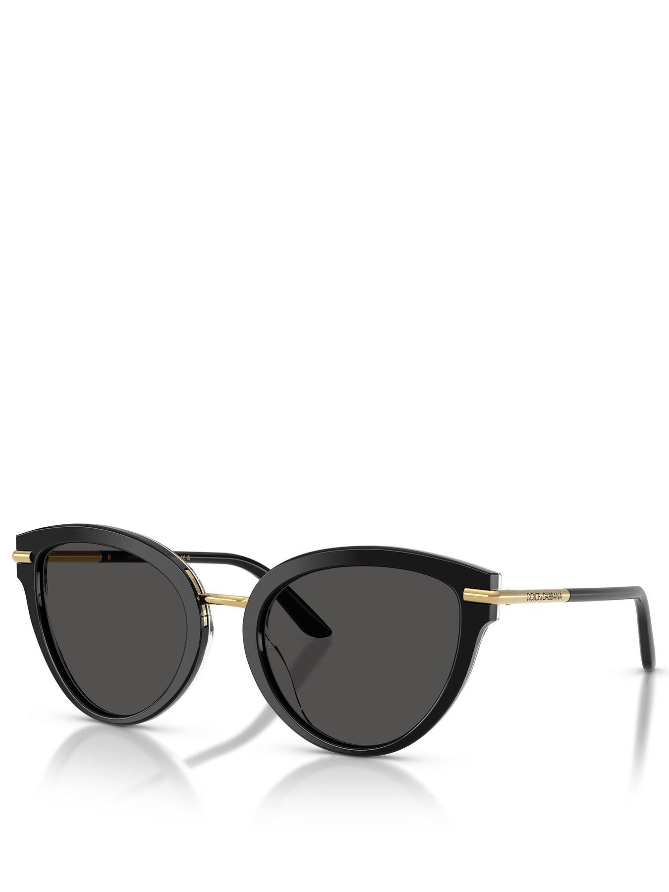 Image 1 of 4 of Dolce & Gabbana Butterfly Sunglasses - Black