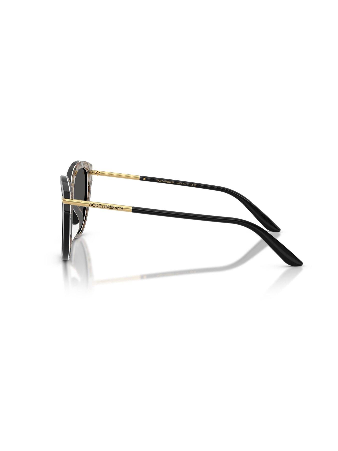 Image 2 of 4 of Dolce & Gabbana Butterfly Sunglasses - Black