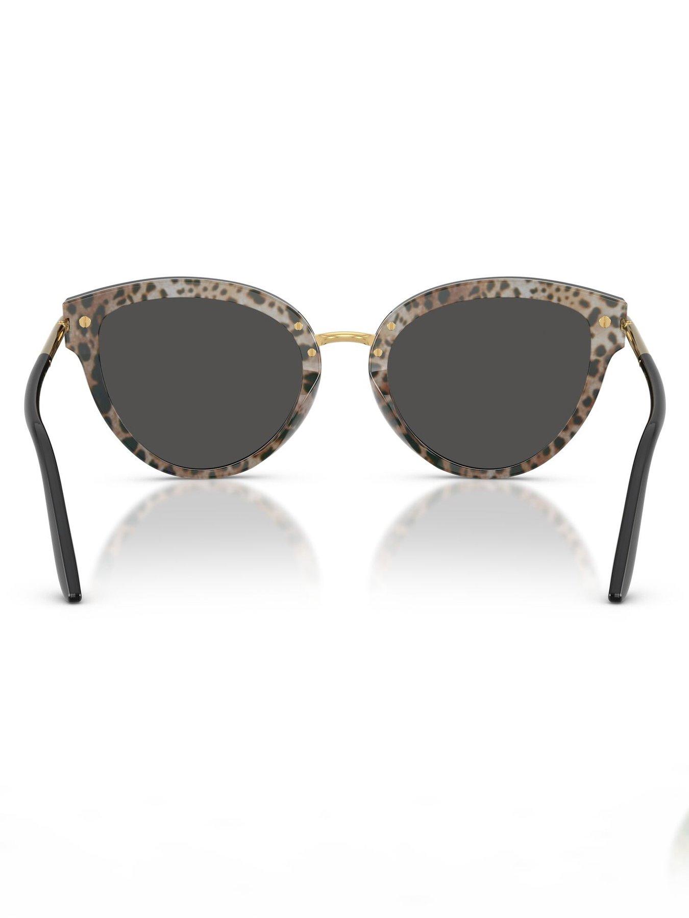 Image 4 of 4 of Dolce & Gabbana Butterfly Sunglasses - Black
