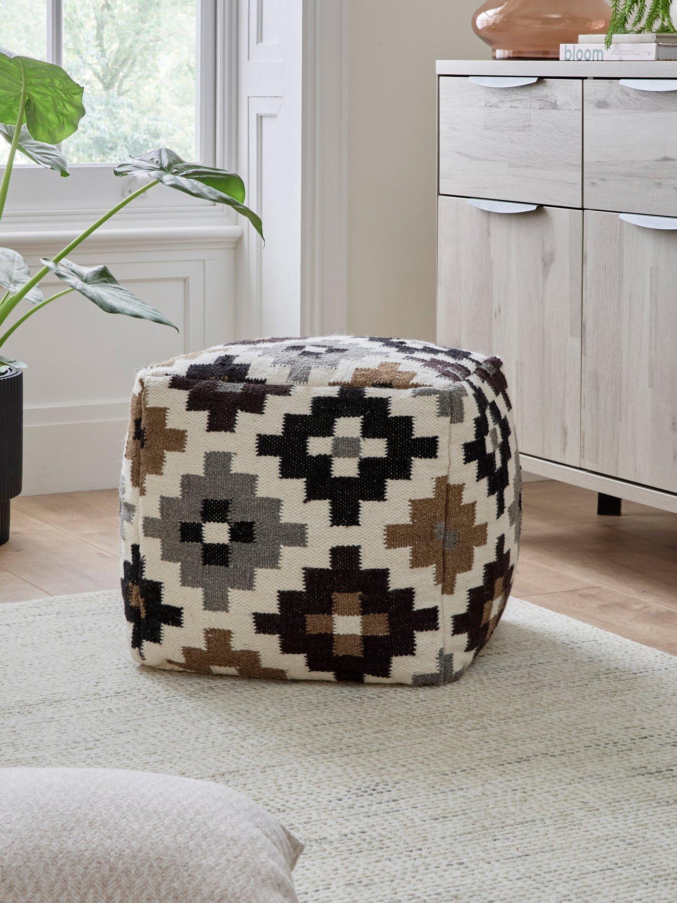 KAIKOO Wool Ikat Cube