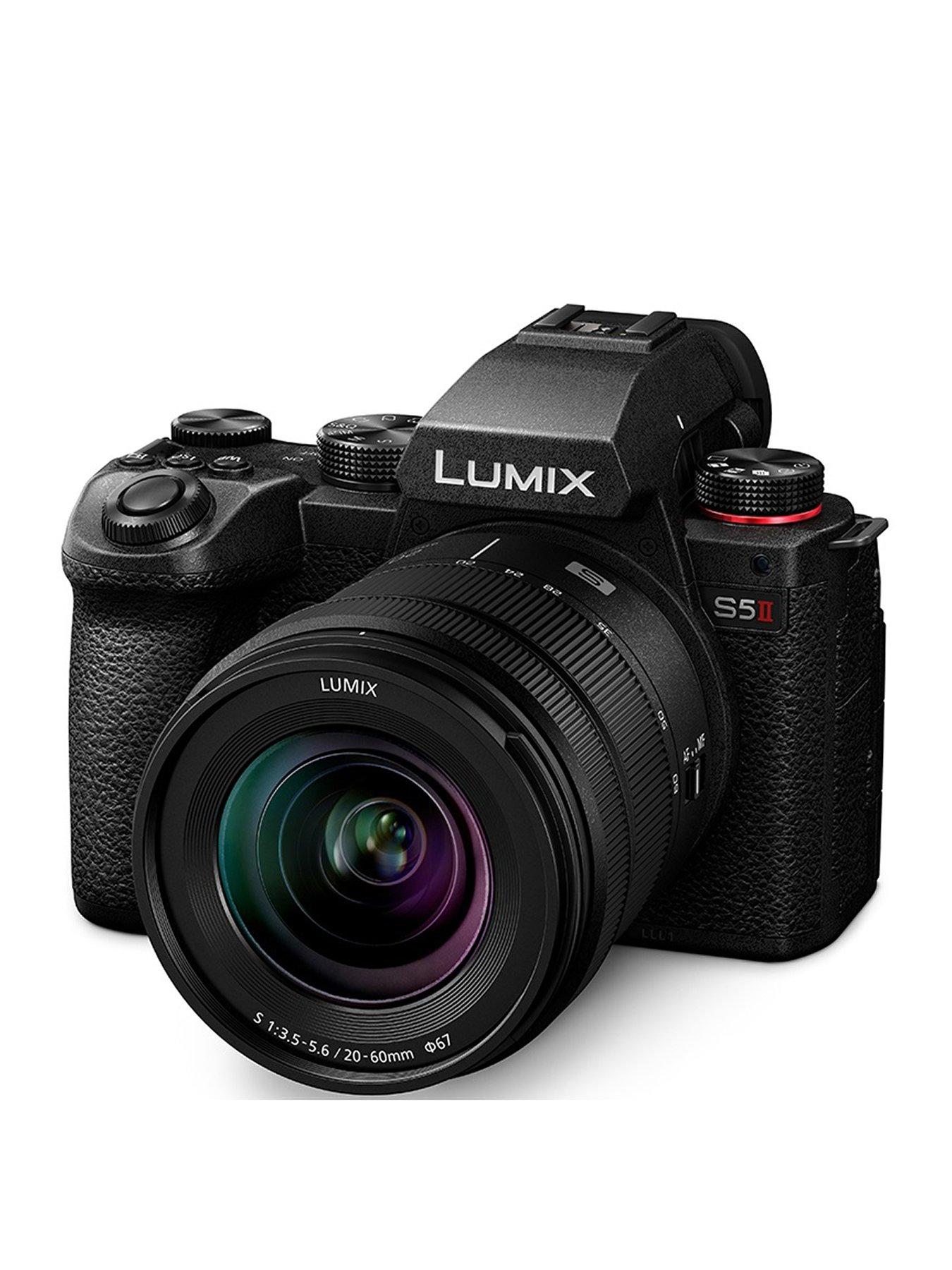 Image 2 of 7 of Panasonic DC-S5M2 CSC Mirrorless Camera Black 4K 25MP 3.0LCD - Camera + Twin Lens