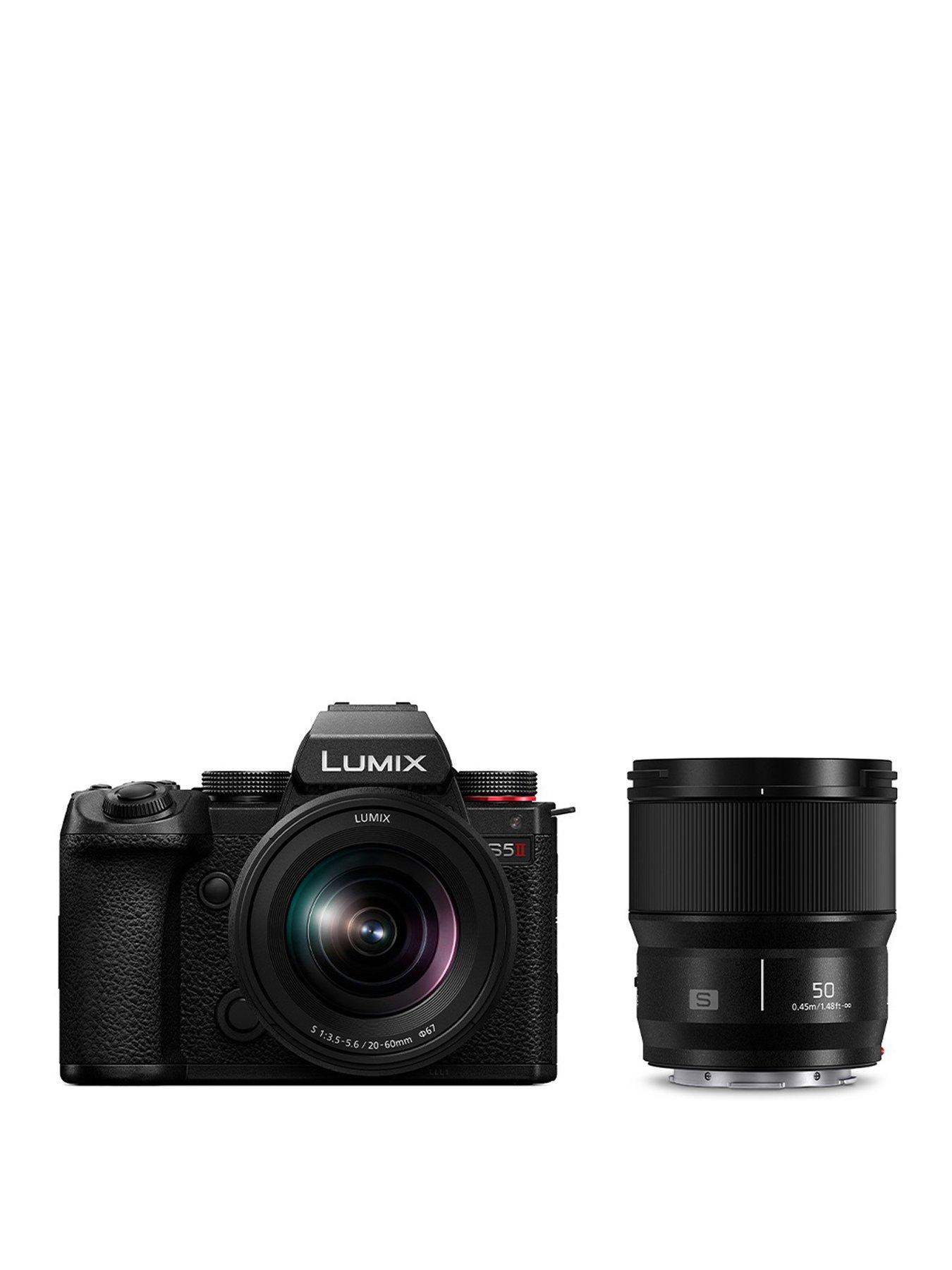 Image 3 of 7 of Panasonic DC-S5M2 CSC Mirrorless Camera Black 4K 25MP 3.0LCD - Camera + Twin Lens