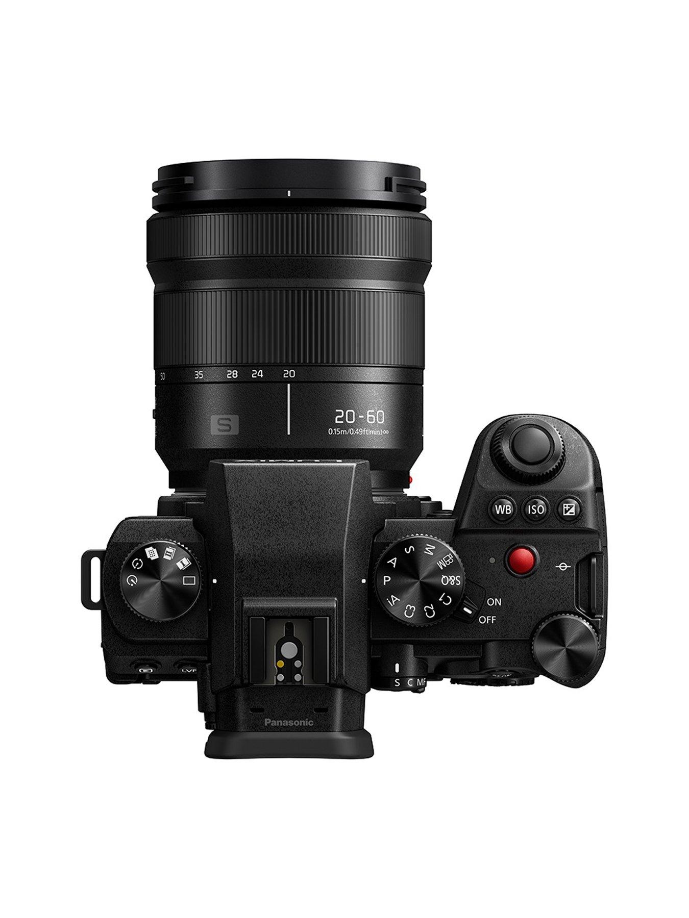 Image 4 of 7 of Panasonic DC-S5M2 CSC Mirrorless Camera Black 4K 25MP 3.0LCD - Camera + Twin Lens