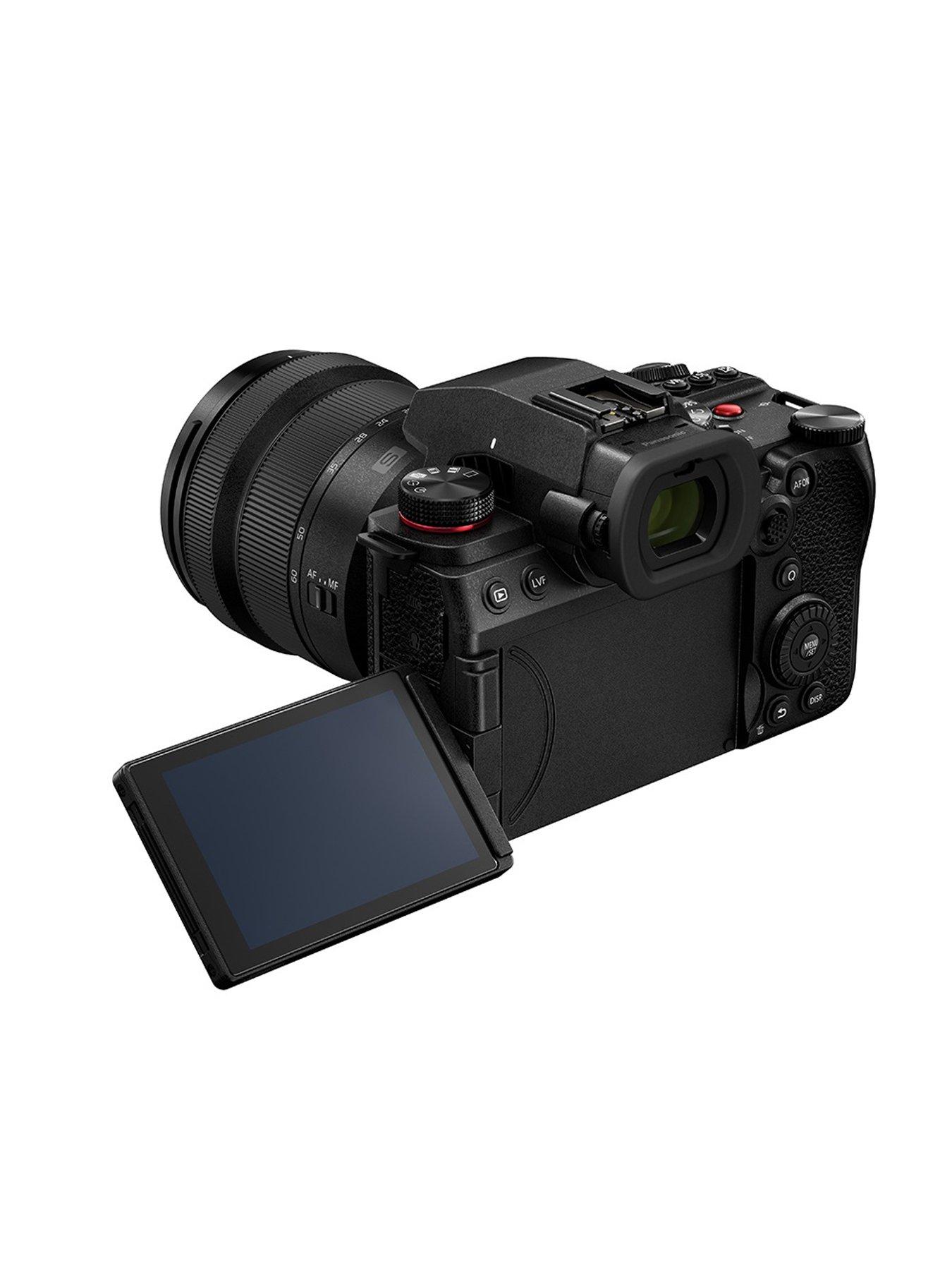 Image 5 of 7 of Panasonic DC-S5M2 CSC Mirrorless Camera Black 4K 25MP 3.0LCD - Camera + Twin Lens