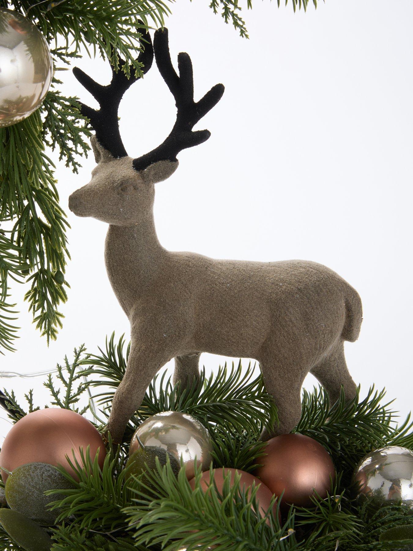 Image 4 of 5 of Very Home Stag In Hoop Lit Table Top Christmas&nbsp;Decoration