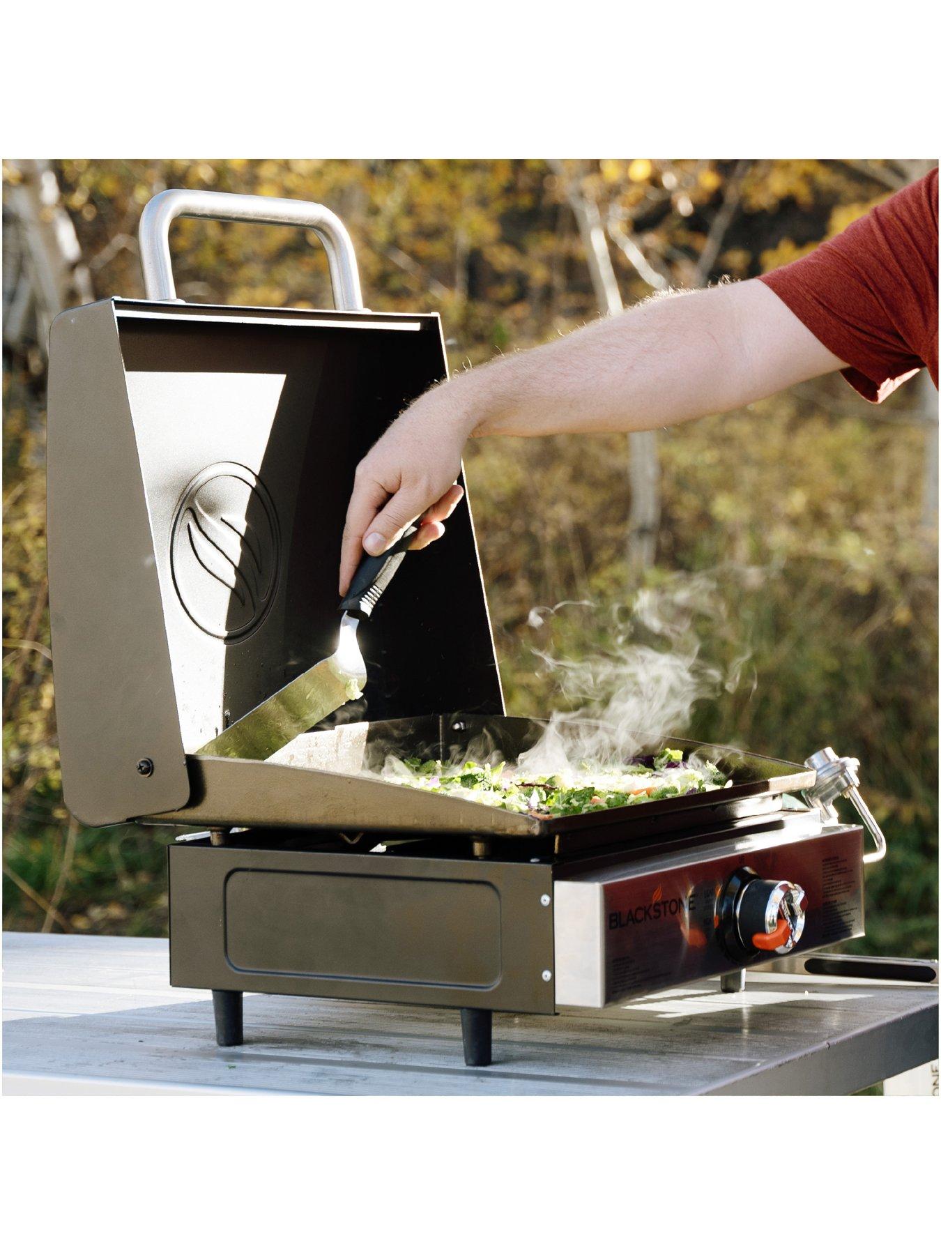undefined 17in Tabletop Griddle BBQ With Hood