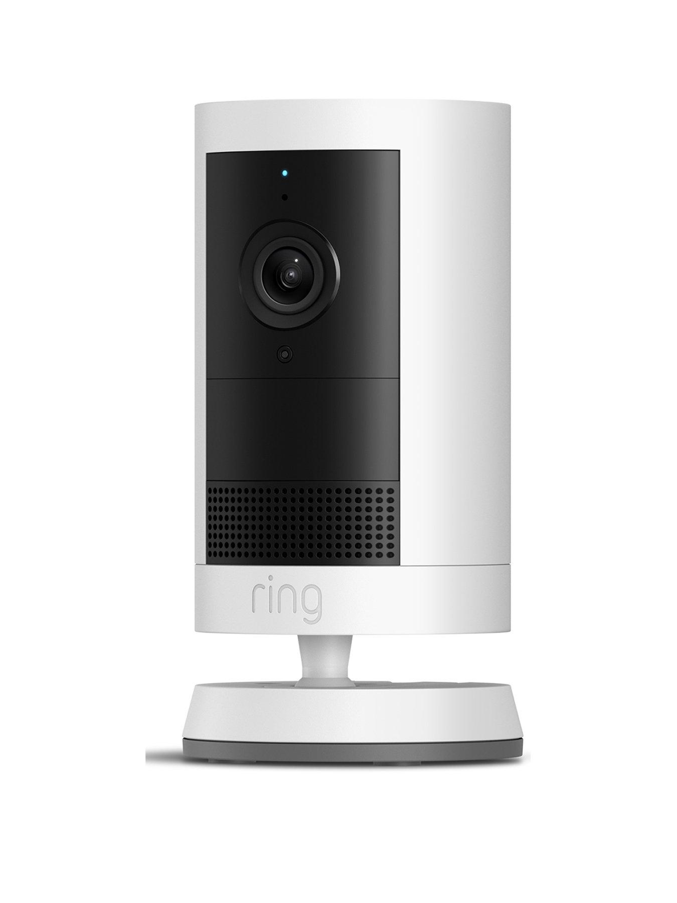 undefined Ring Outdoor Cam Plus Battery with 2k Video Smart Camera - White