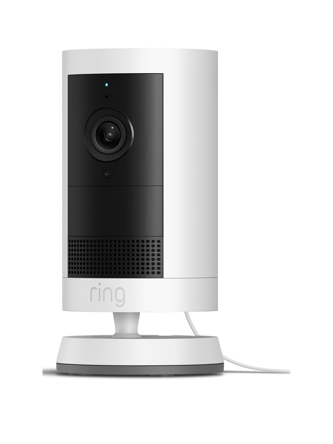 undefined Ring Outdoor Camera Plus Plug-in with 2k Video Smart Camera - White