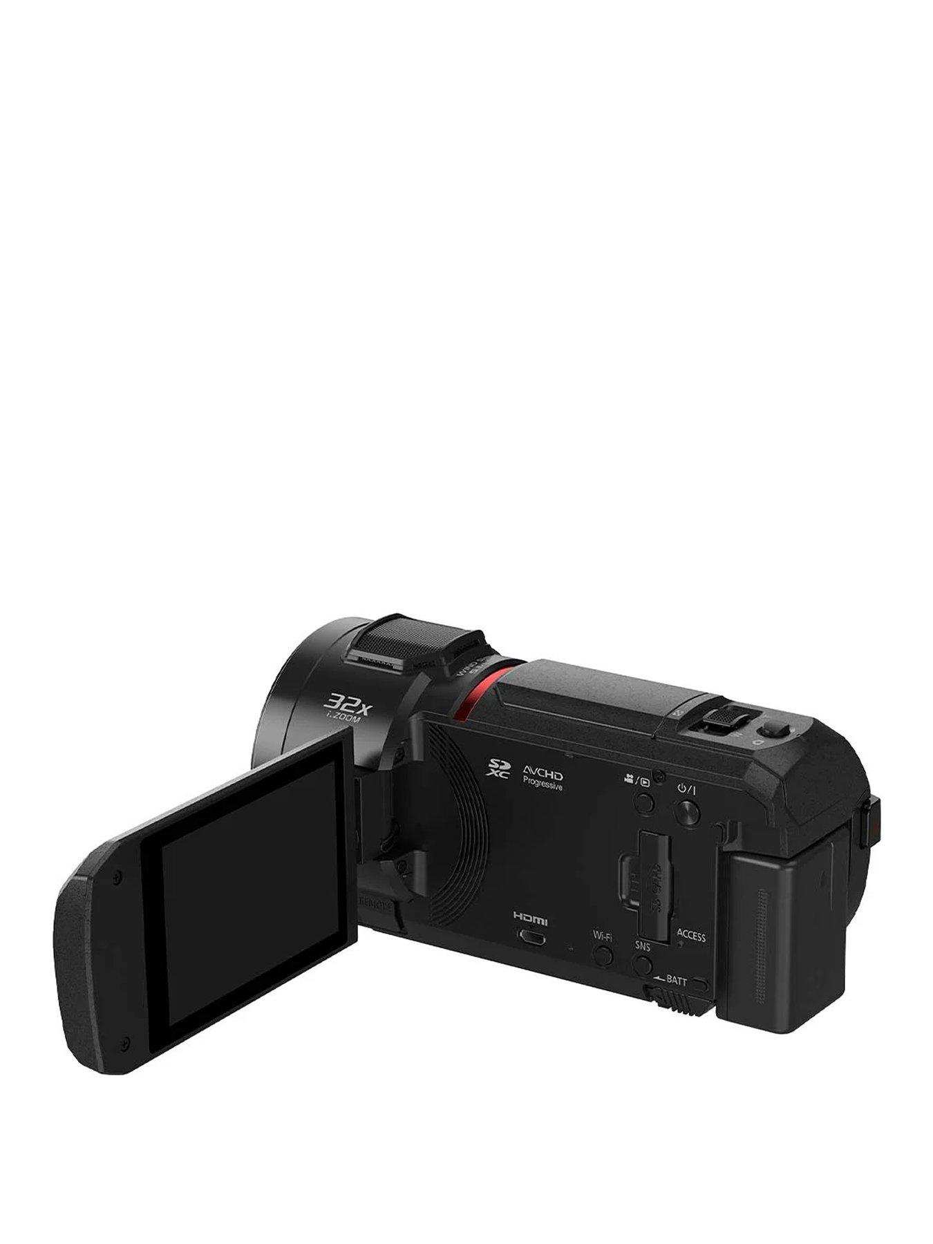 Panasonic HC-VX3 Camcorder Black 4K FHD 8.57MP 24xZoom 3.0LCD SD