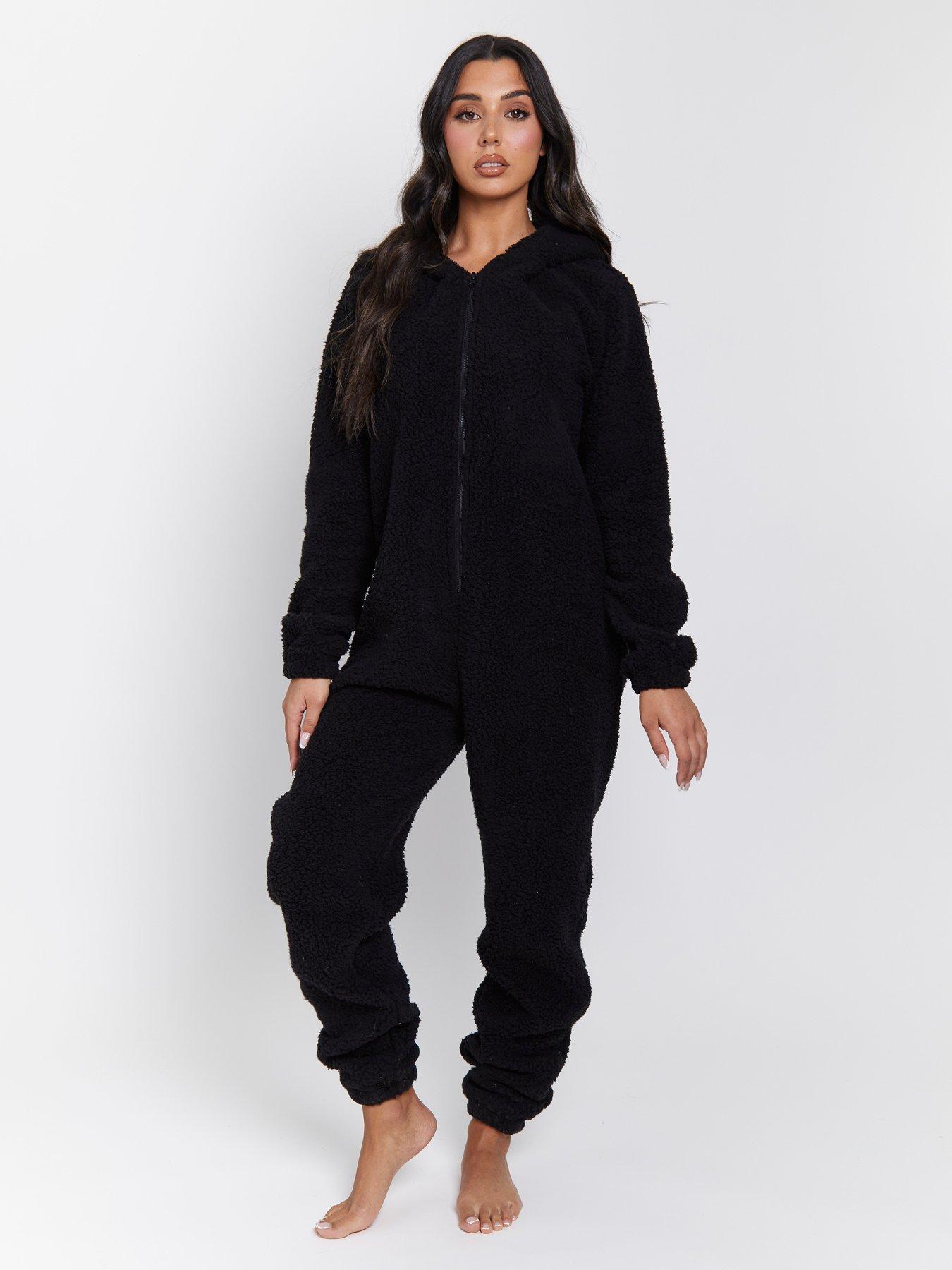 Loungeable Sherpa Xl Ears All In One - Black