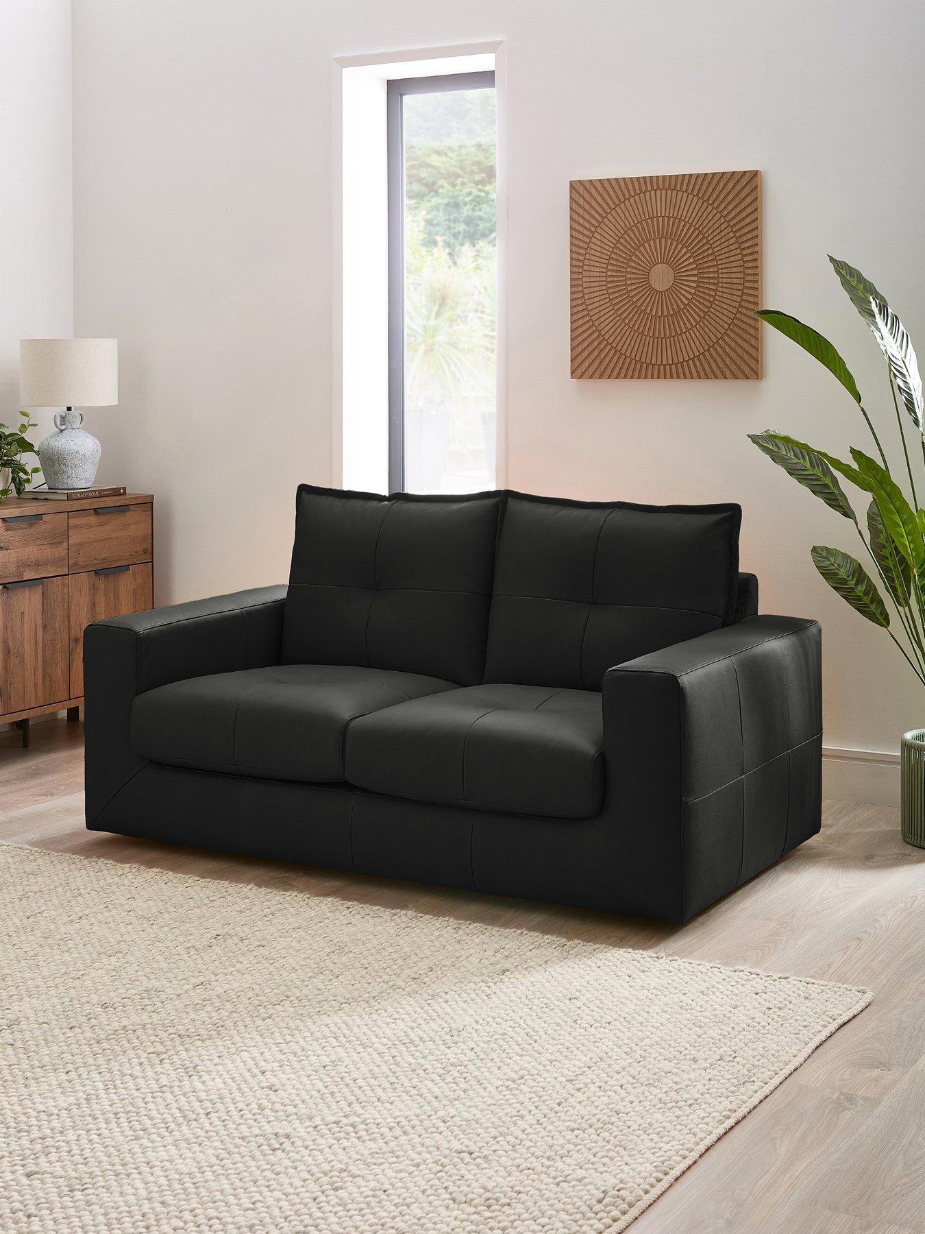 The Very Collection Tribeca Italian Leather 2 Seater Sofa - FSC® Certified