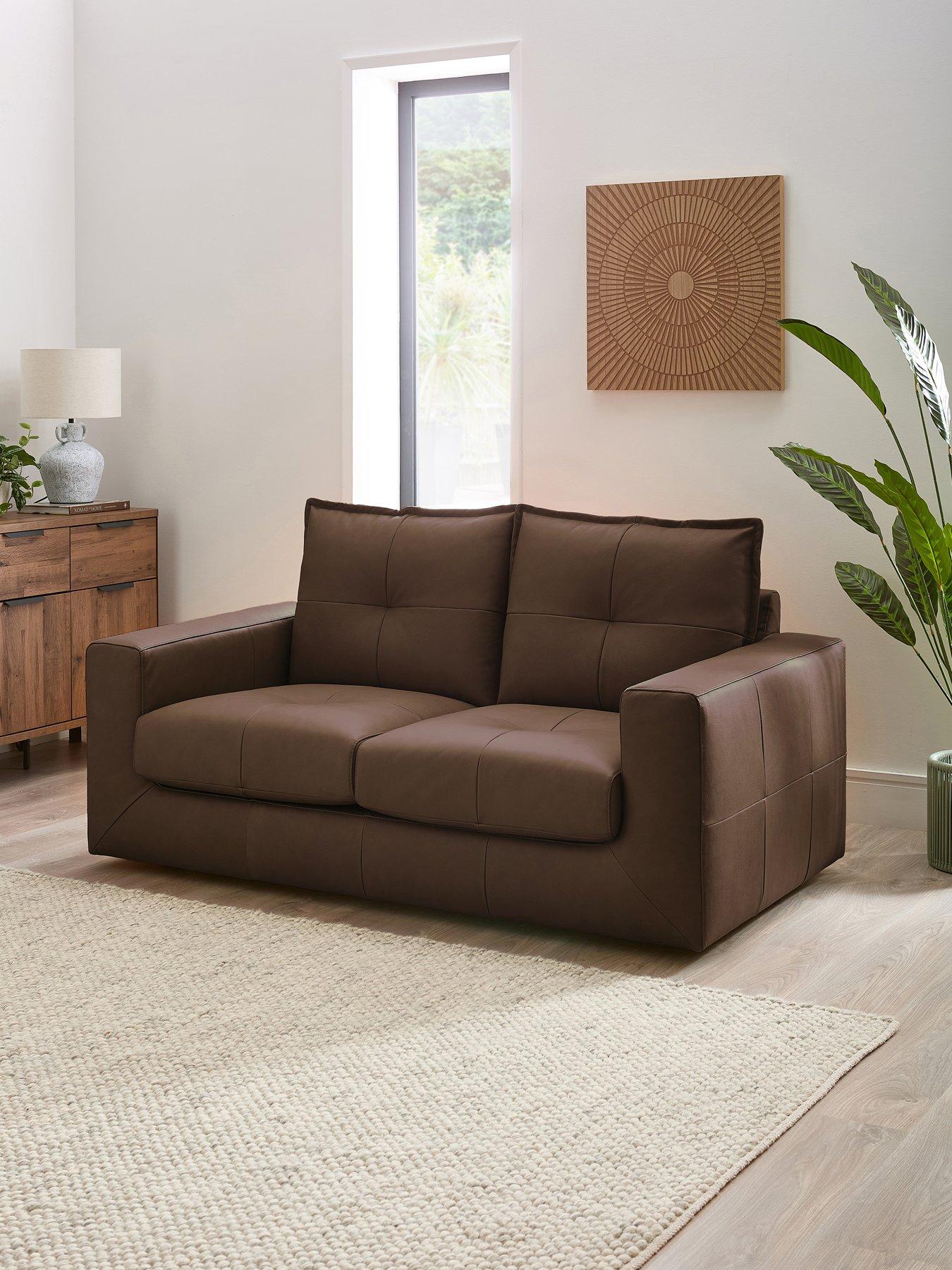The Very Collection Tribeca Italian Leather 2 Seater Sofa
