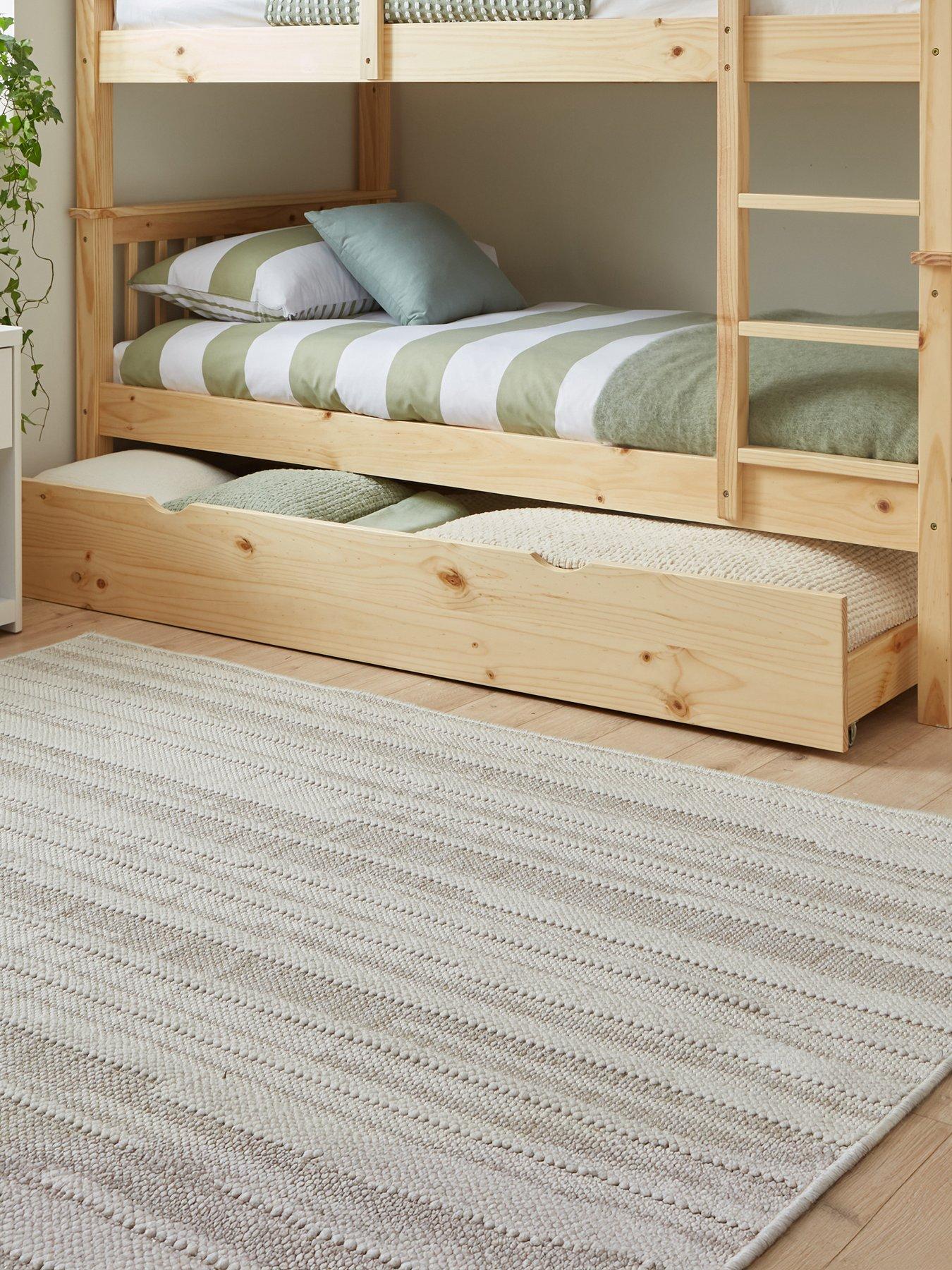The Very Collection Novara Kids Trundle Under Bed Storage Drawer Add On - Pine