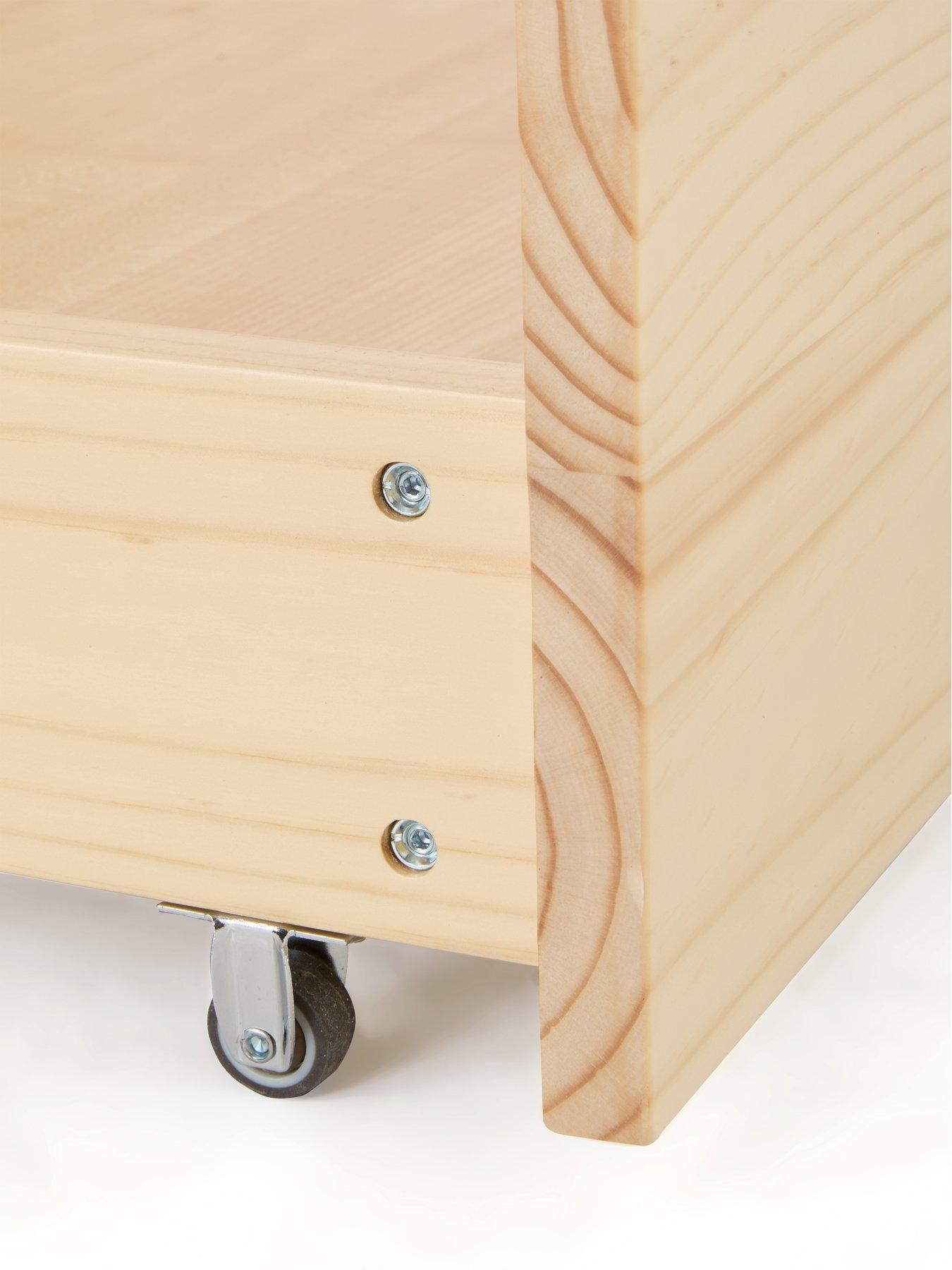 Image 4 of 6 of Very Home Novara Kids Trundle&nbsp;Under Bed Storage Drawer Add On - Pine